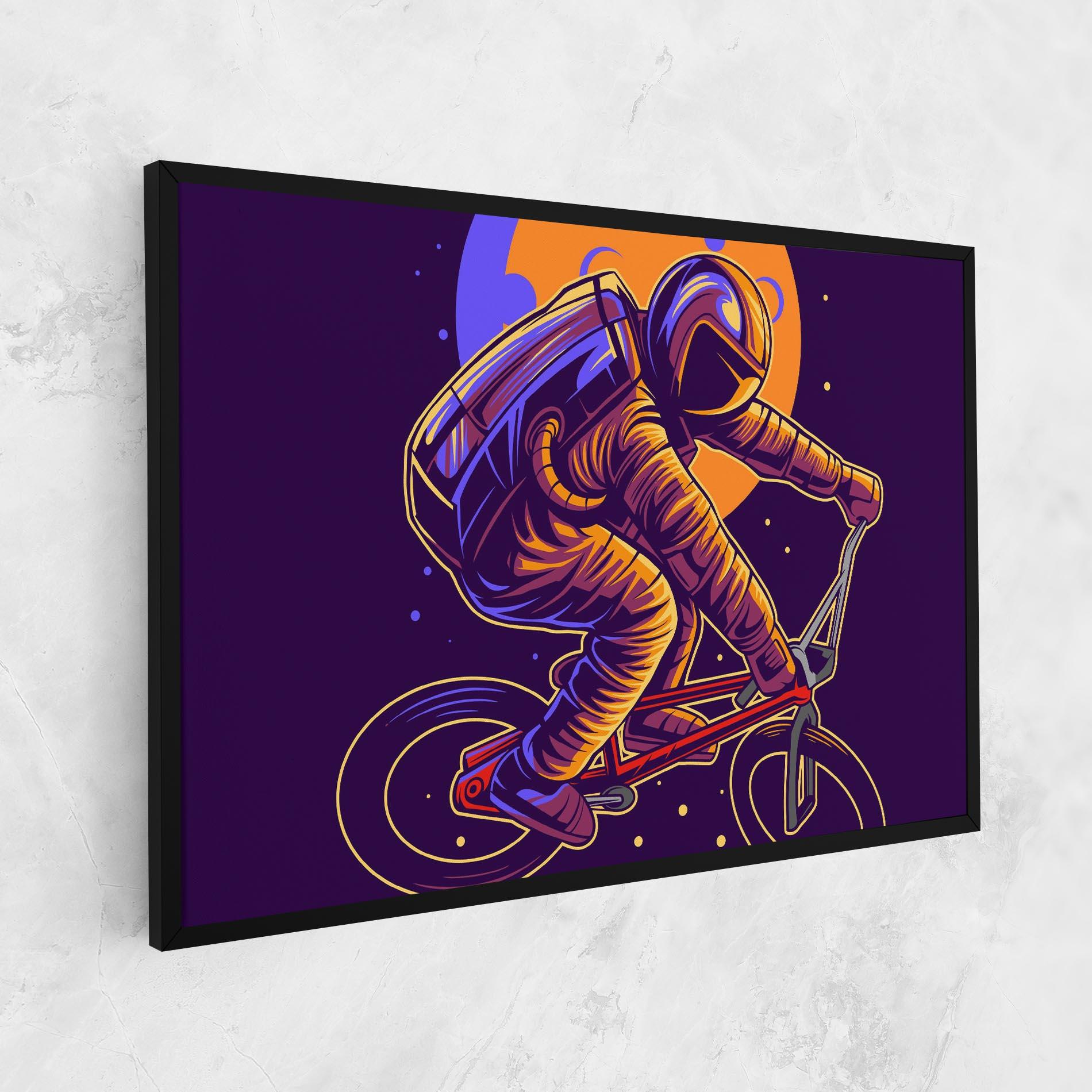 Leinwandbild Moon Bike mockup 1