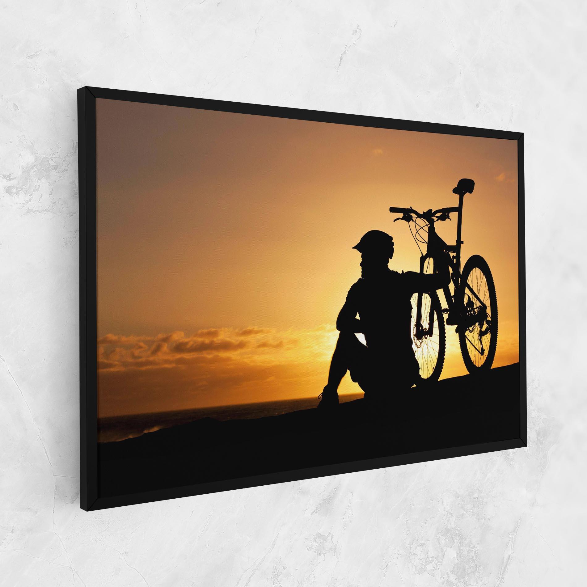 Leinwandbild Relax Bike mockup 1