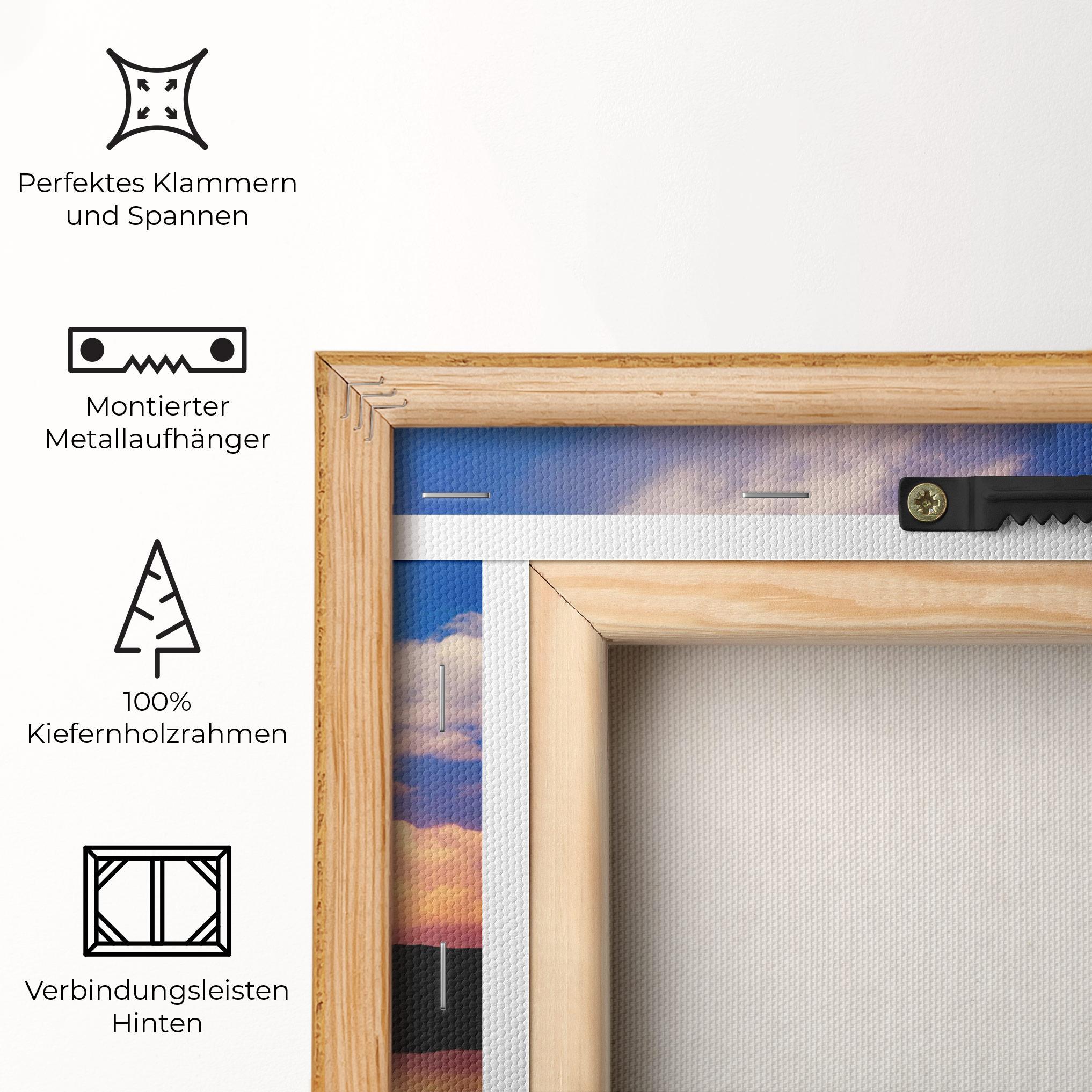 Leinwandbild Bike Sunset mockup 5