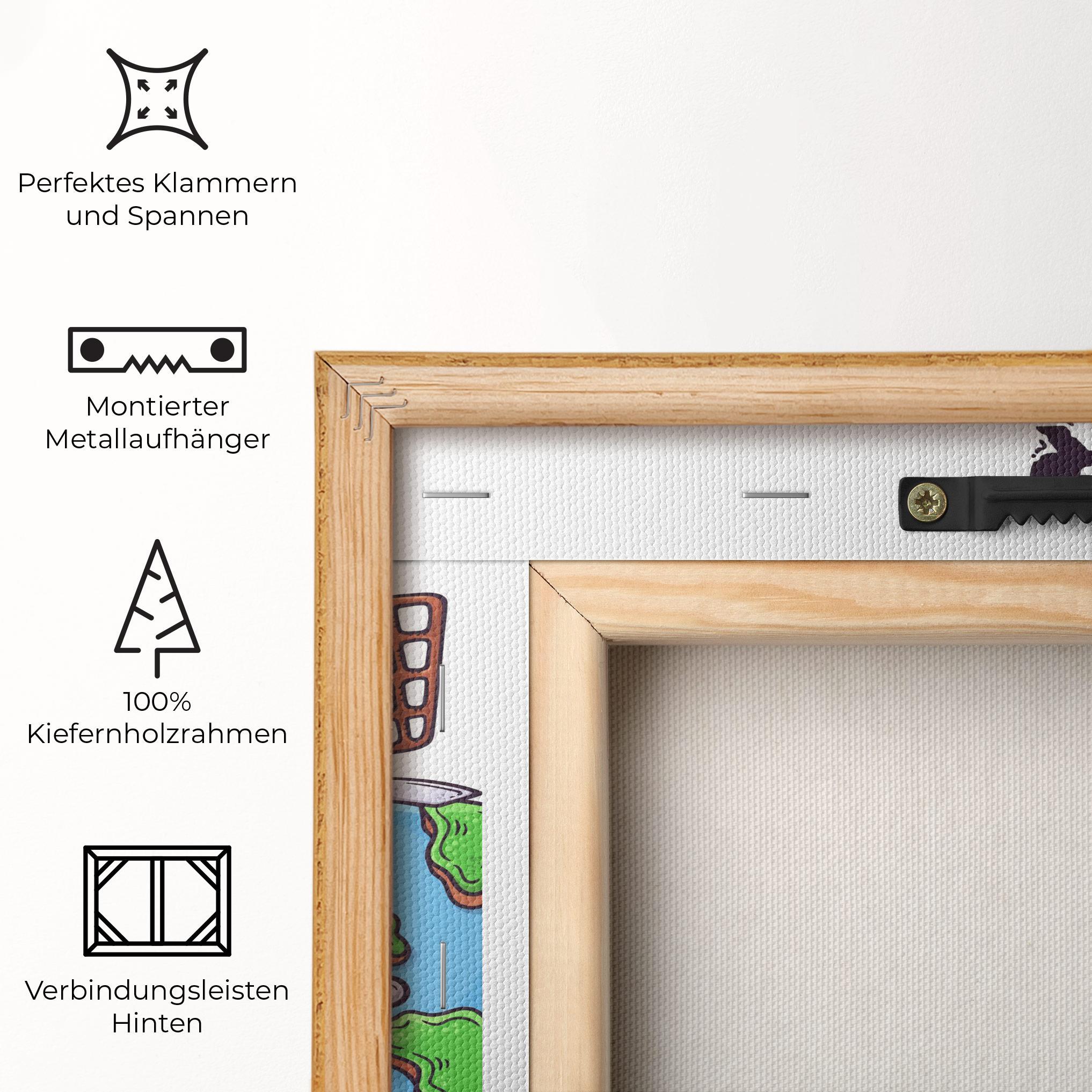 Leinwandbild Free Day Bike mockup 5