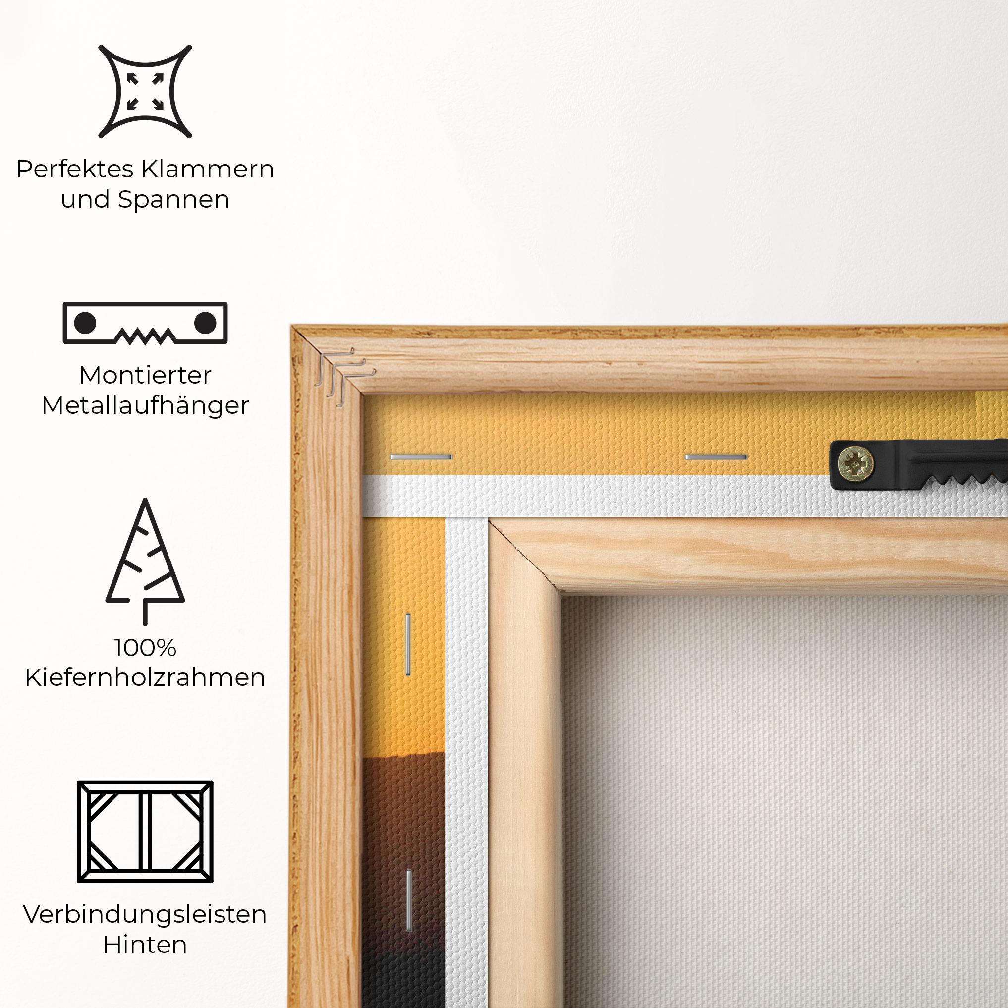 Leinwandbild Mtb Silhouette View mockup 5