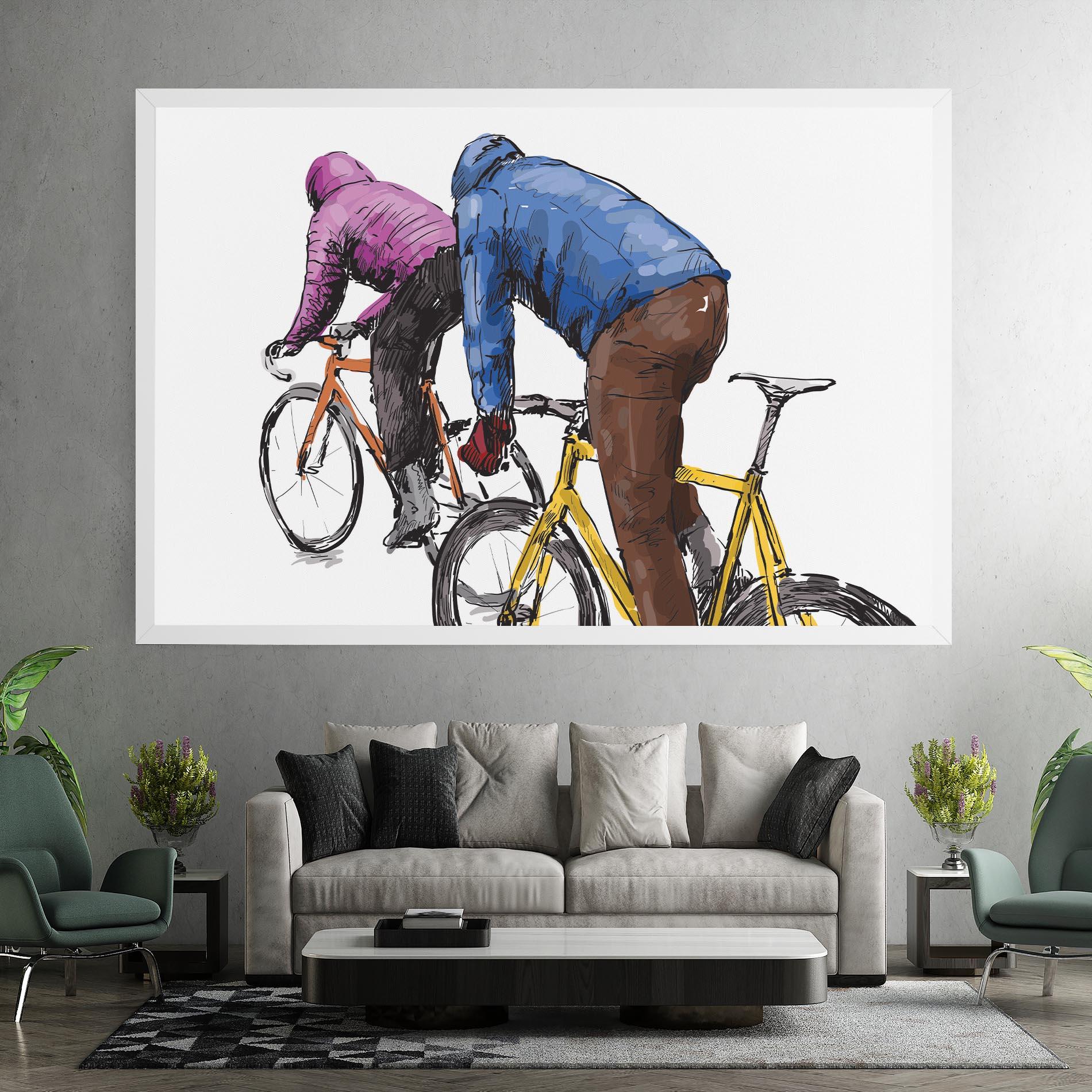 Leinwandbild Bike Trip mockup 7