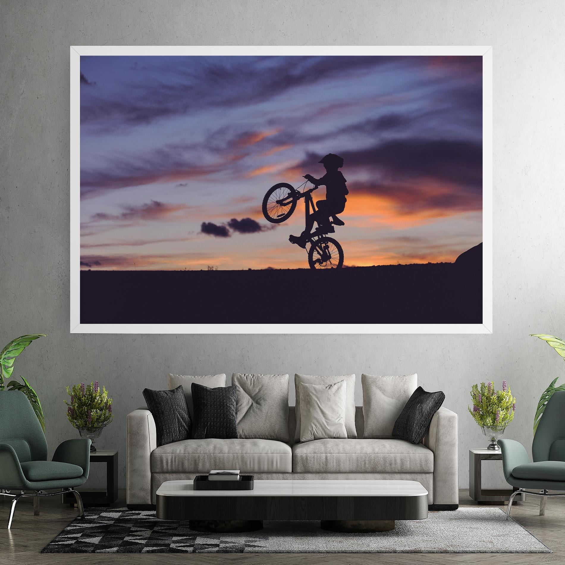 Leinwandbild Spin Speed mockup 7