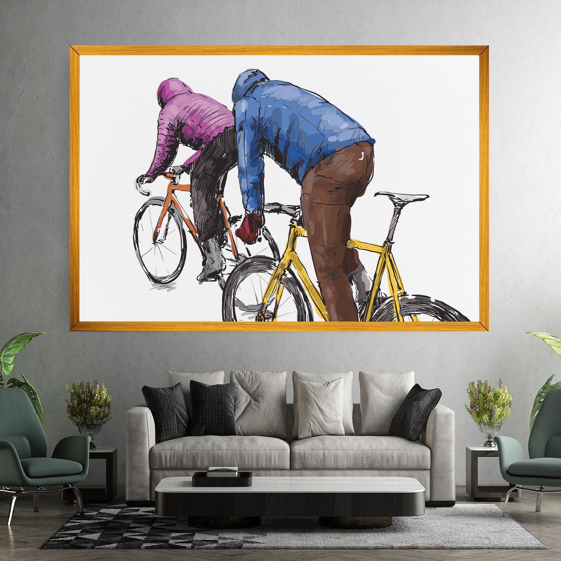 Leinwandbild Bike Trip mockup 7
