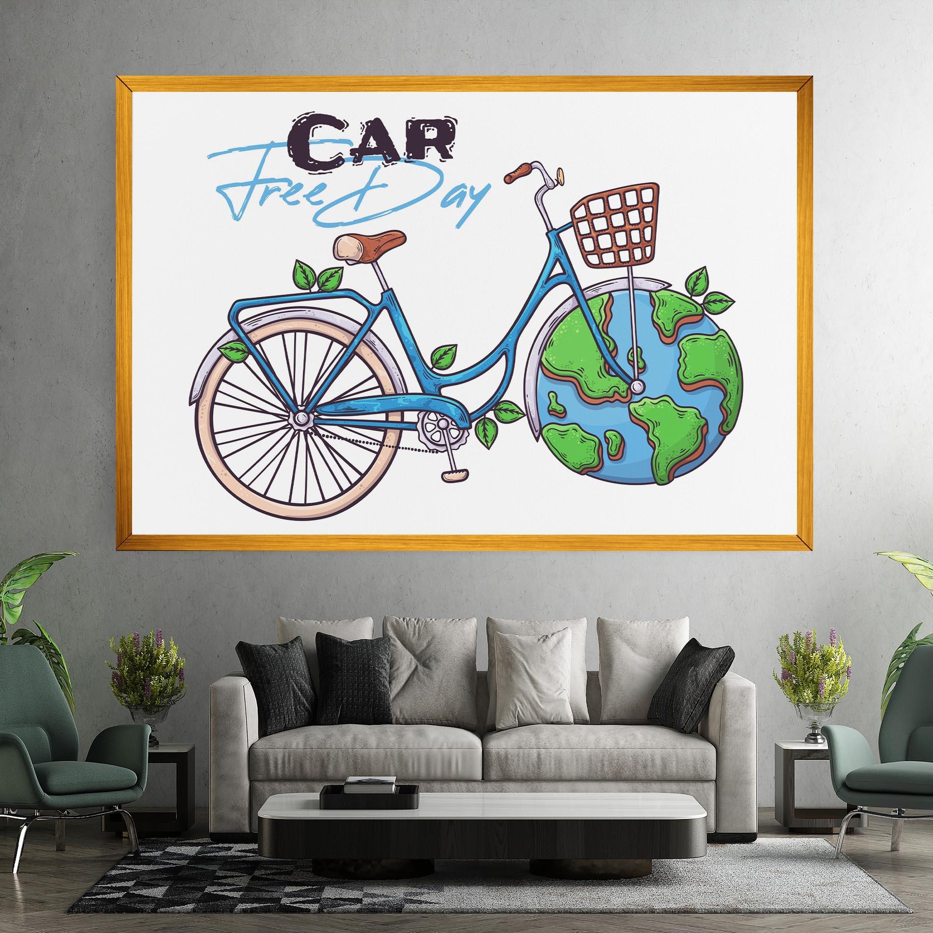 Leinwandbild Free Day Bike mockup 7