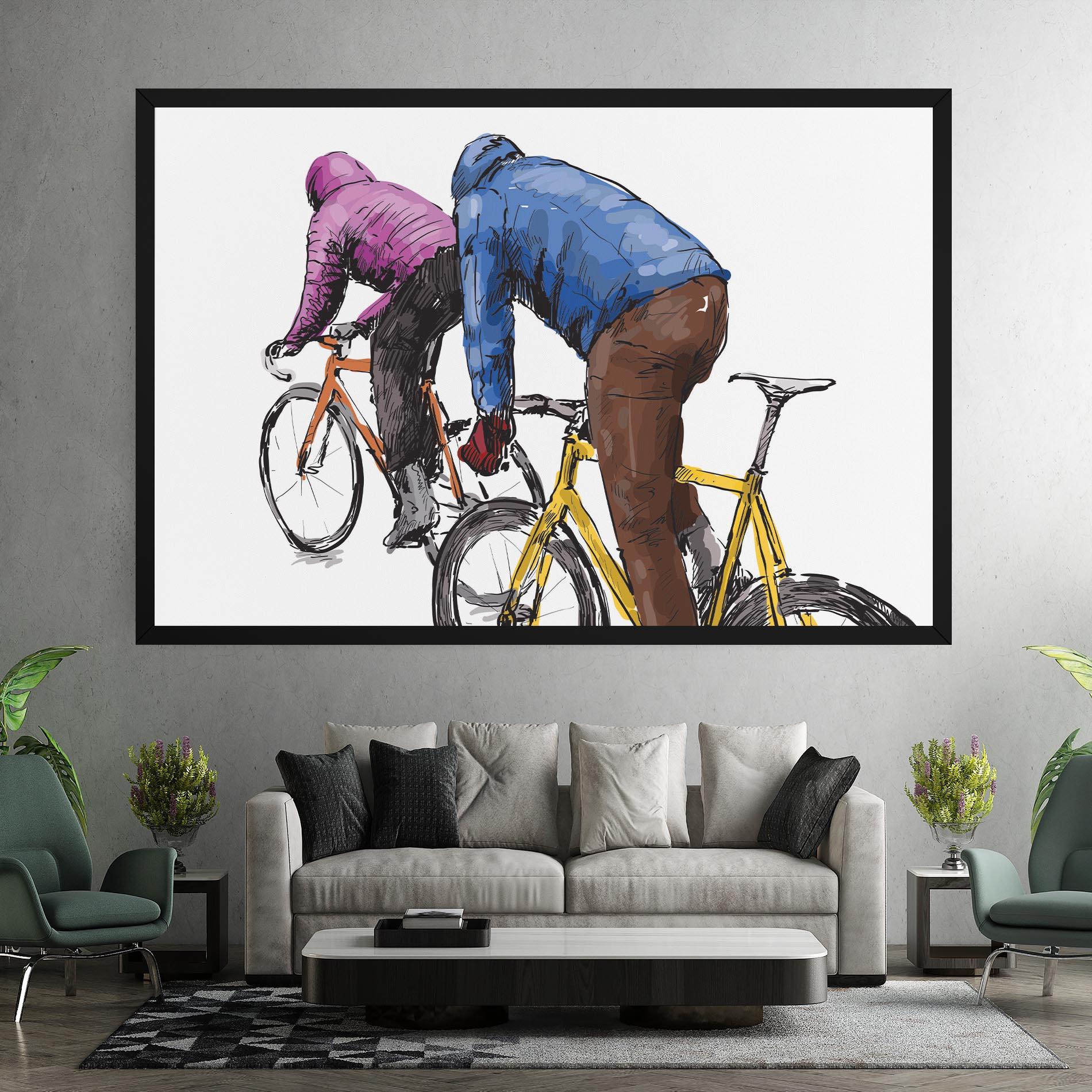 Leinwandbild Bike Trip mockup 7