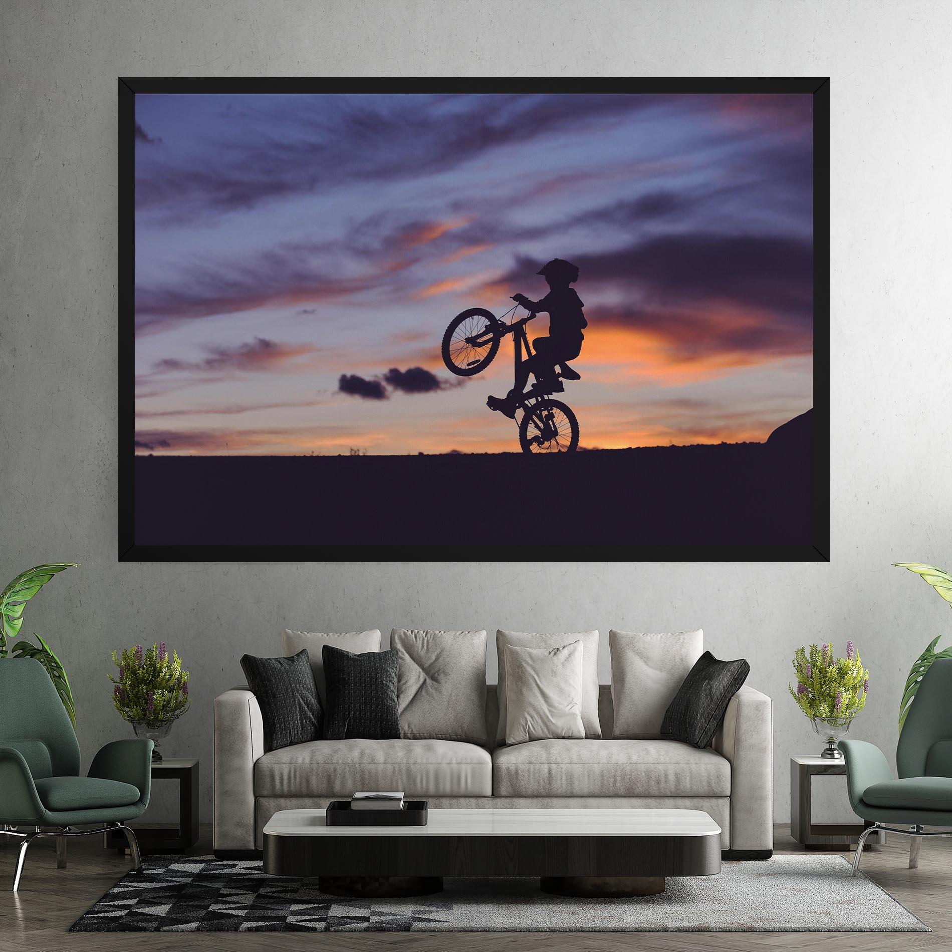 Leinwandbild Spin Speed mockup 7