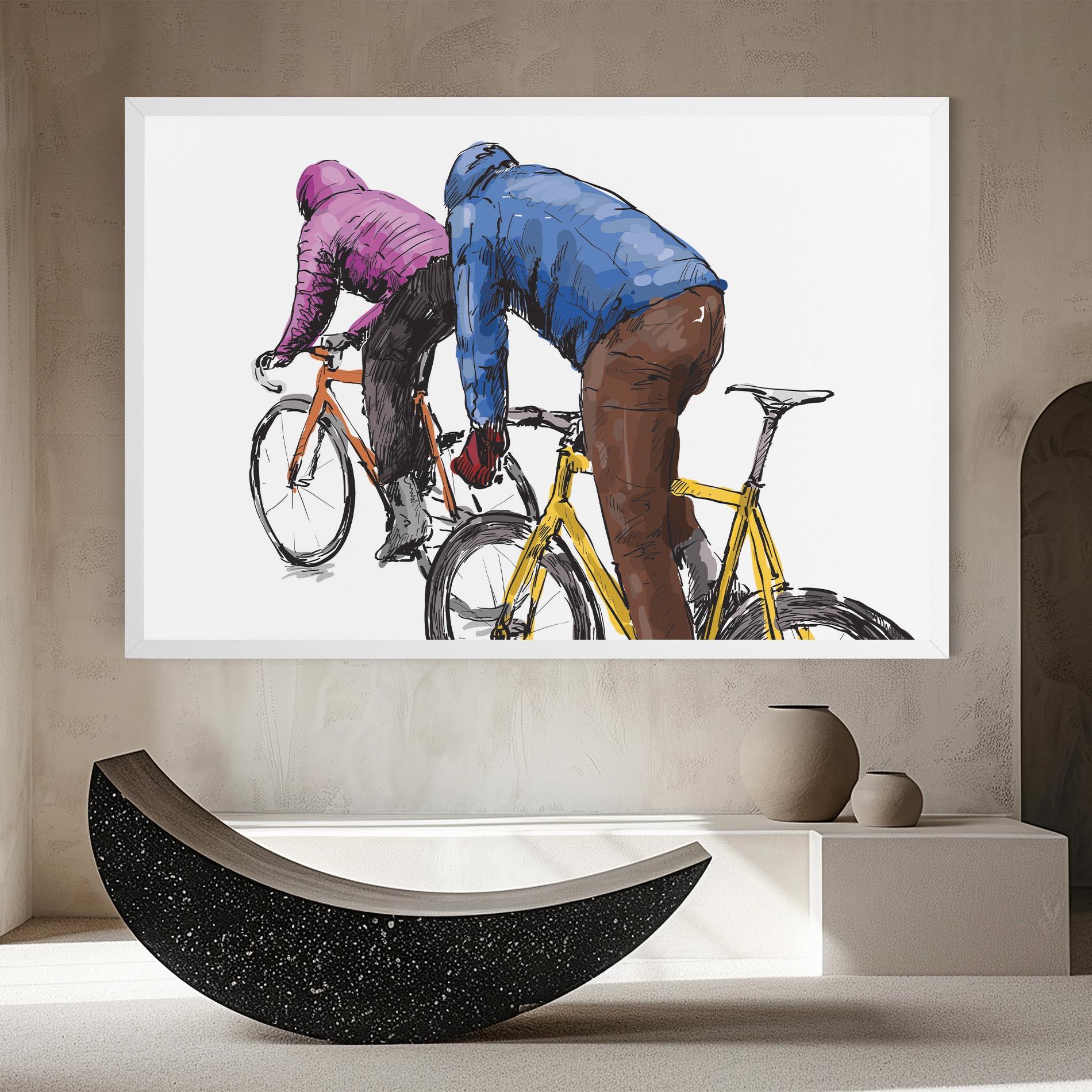 Leinwandbild Bike Trip mockup 8