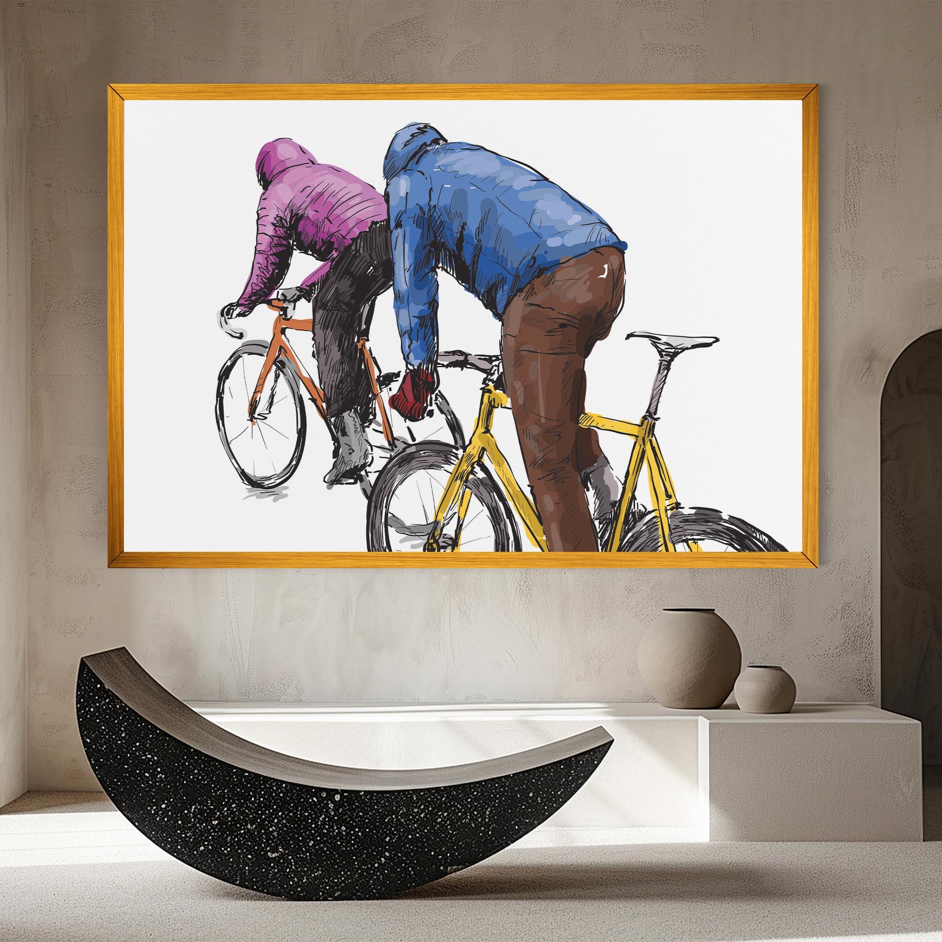 Leinwandbild Bike Trip mockup 8