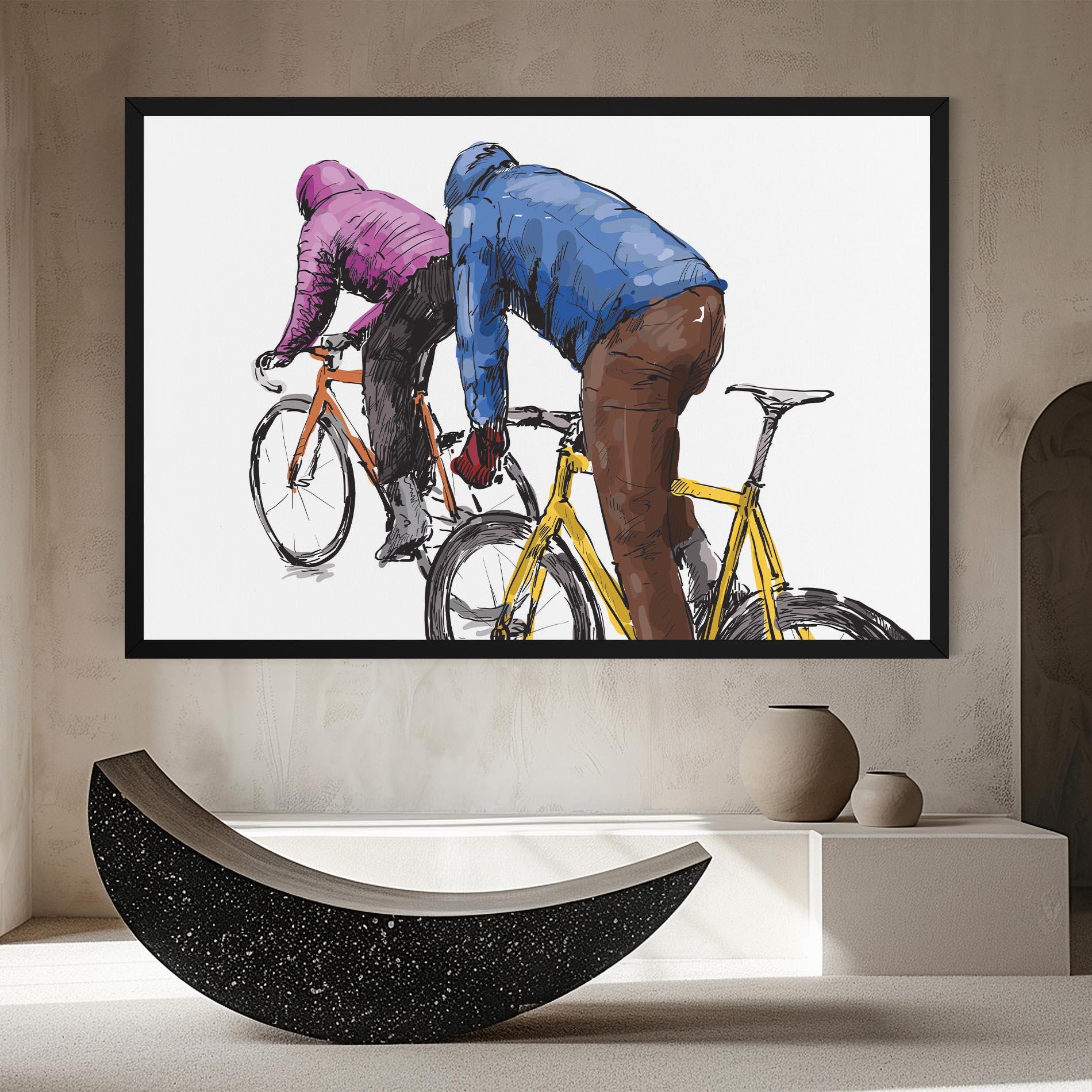 Leinwandbild Bike Trip mockup 8