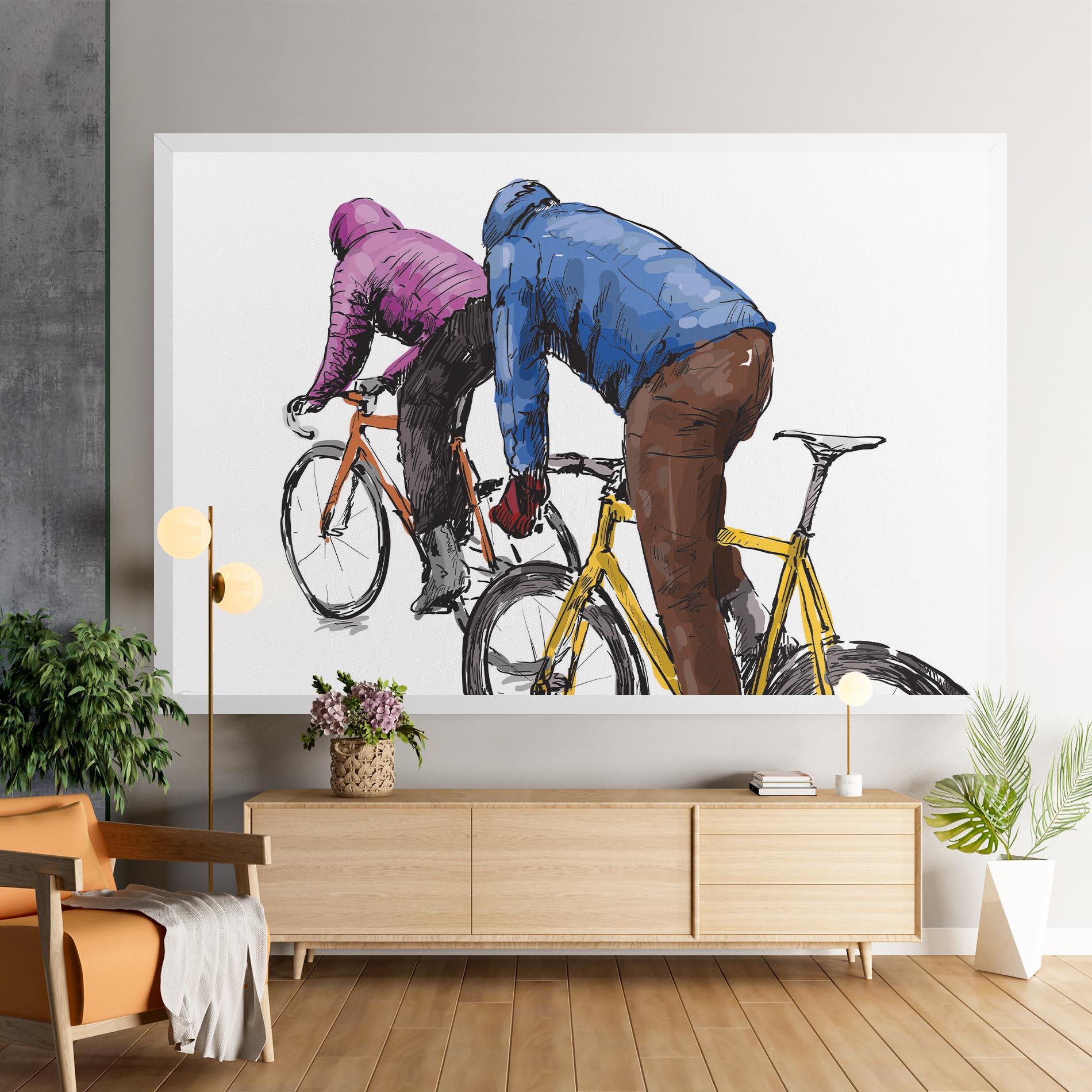 Leinwandbild Bike Trip mockup 9