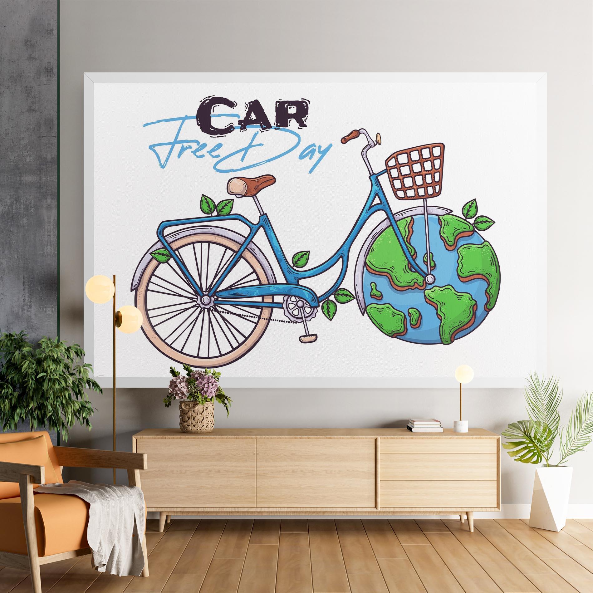 Leinwandbild Free Day Bike mockup 9