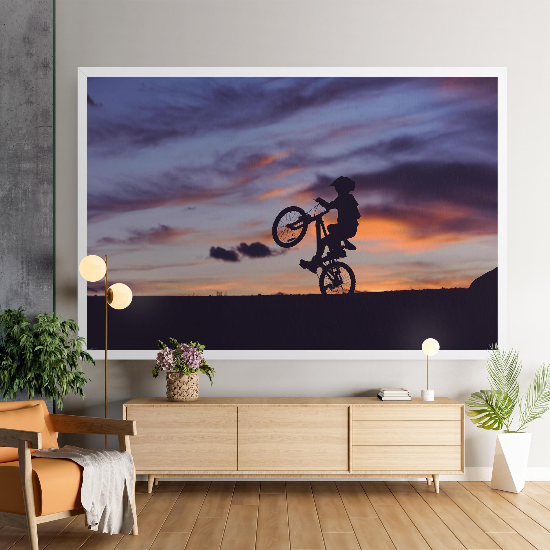 Leinwandbild Spin Speed mockup 9