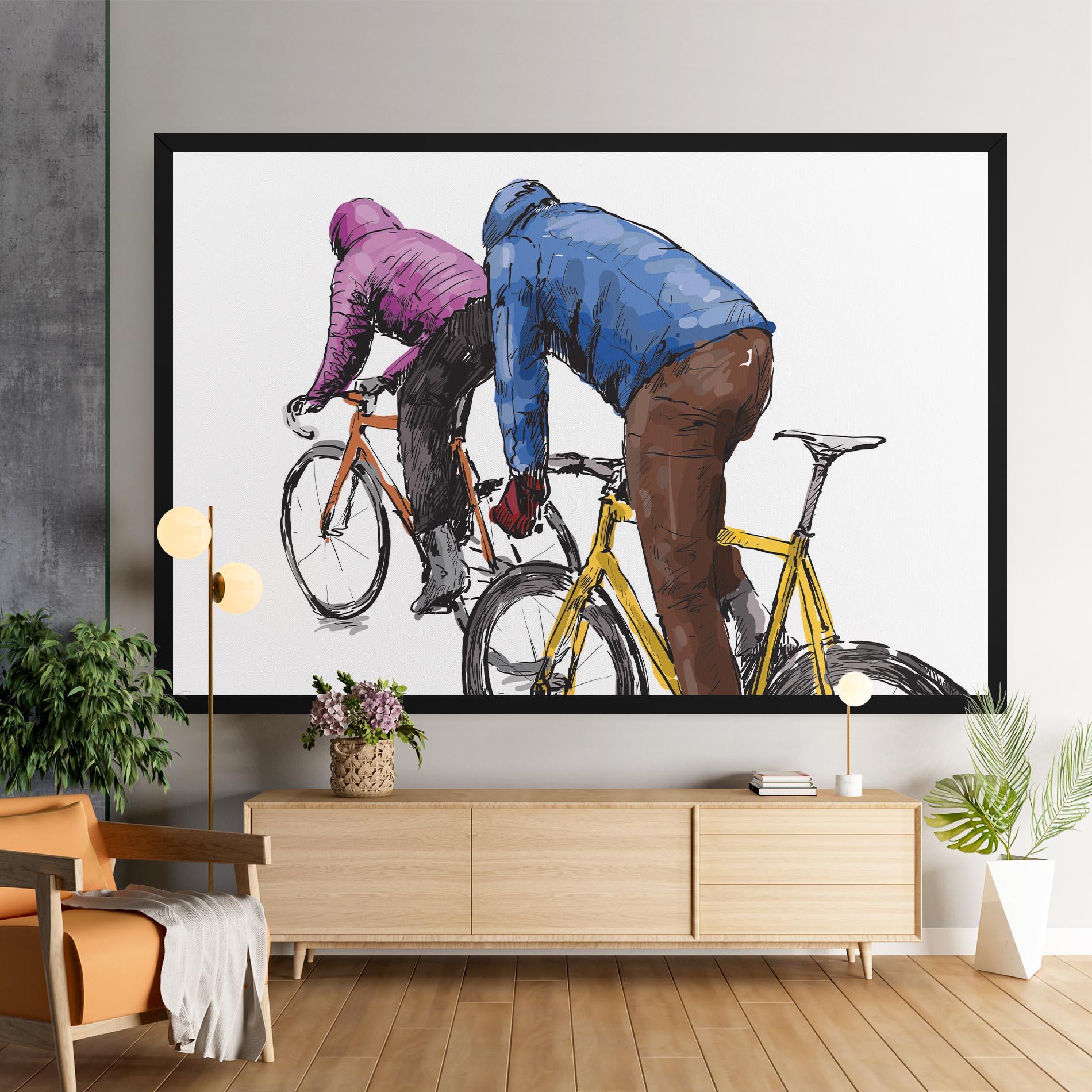 Leinwandbild Bike Trip mockup 9