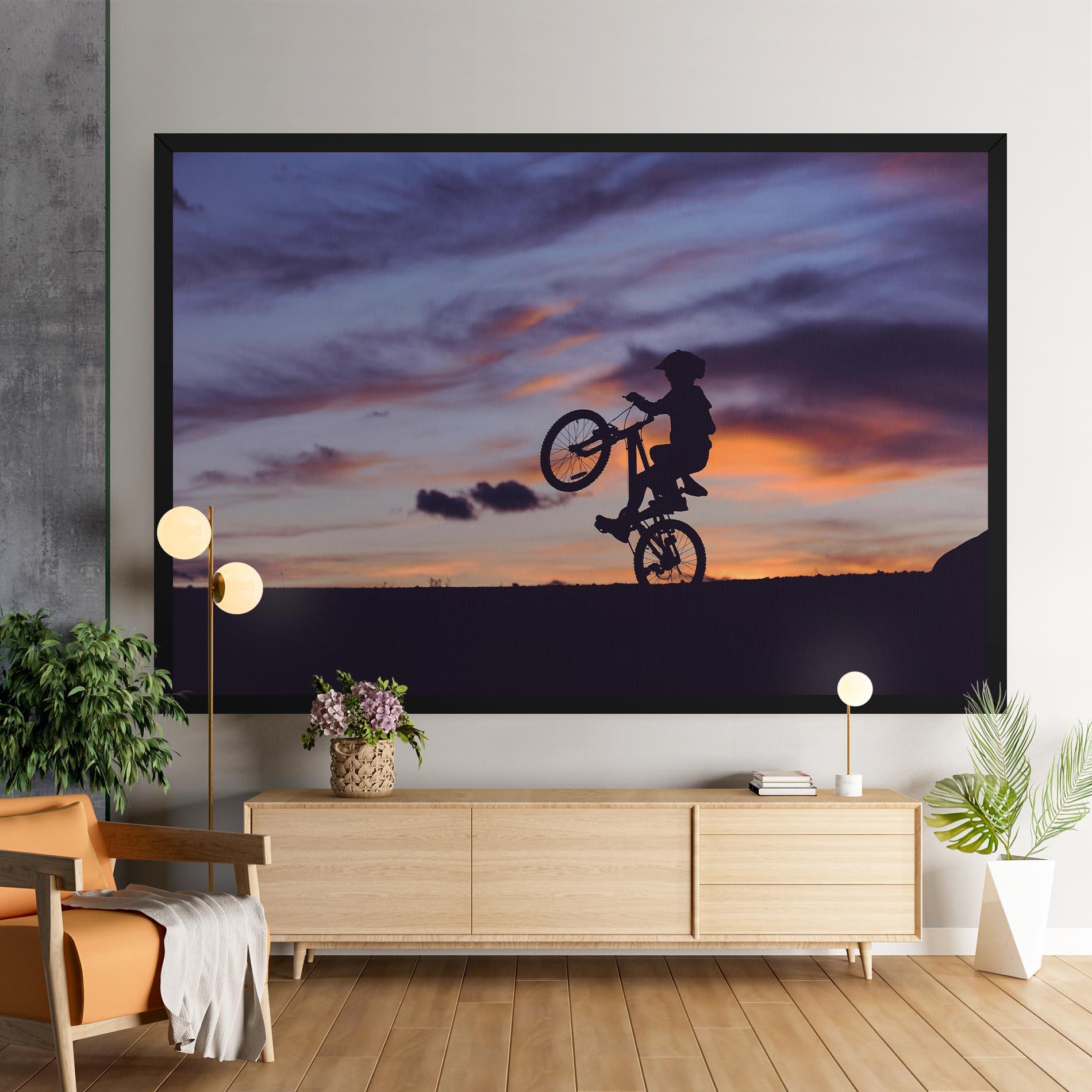 Leinwandbild Spin Speed mockup 9