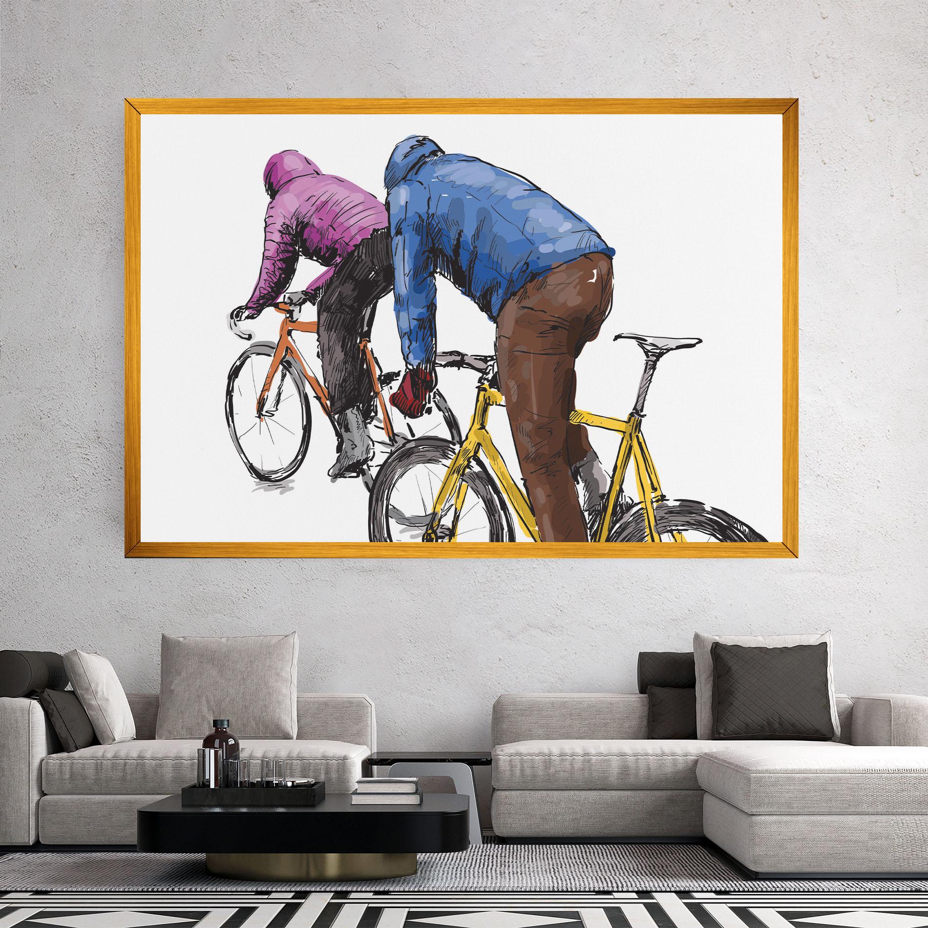 Leinwandbild Bike Trip mockup 2