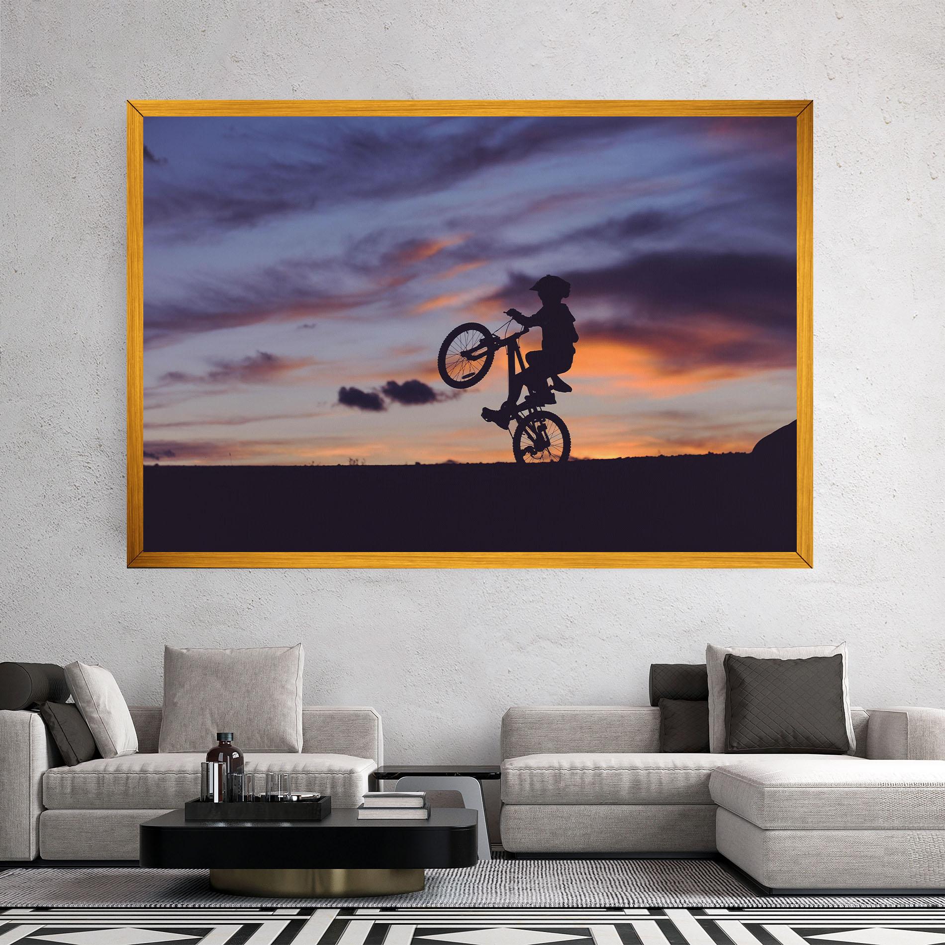 Leinwandbild Spin Speed mockup 2