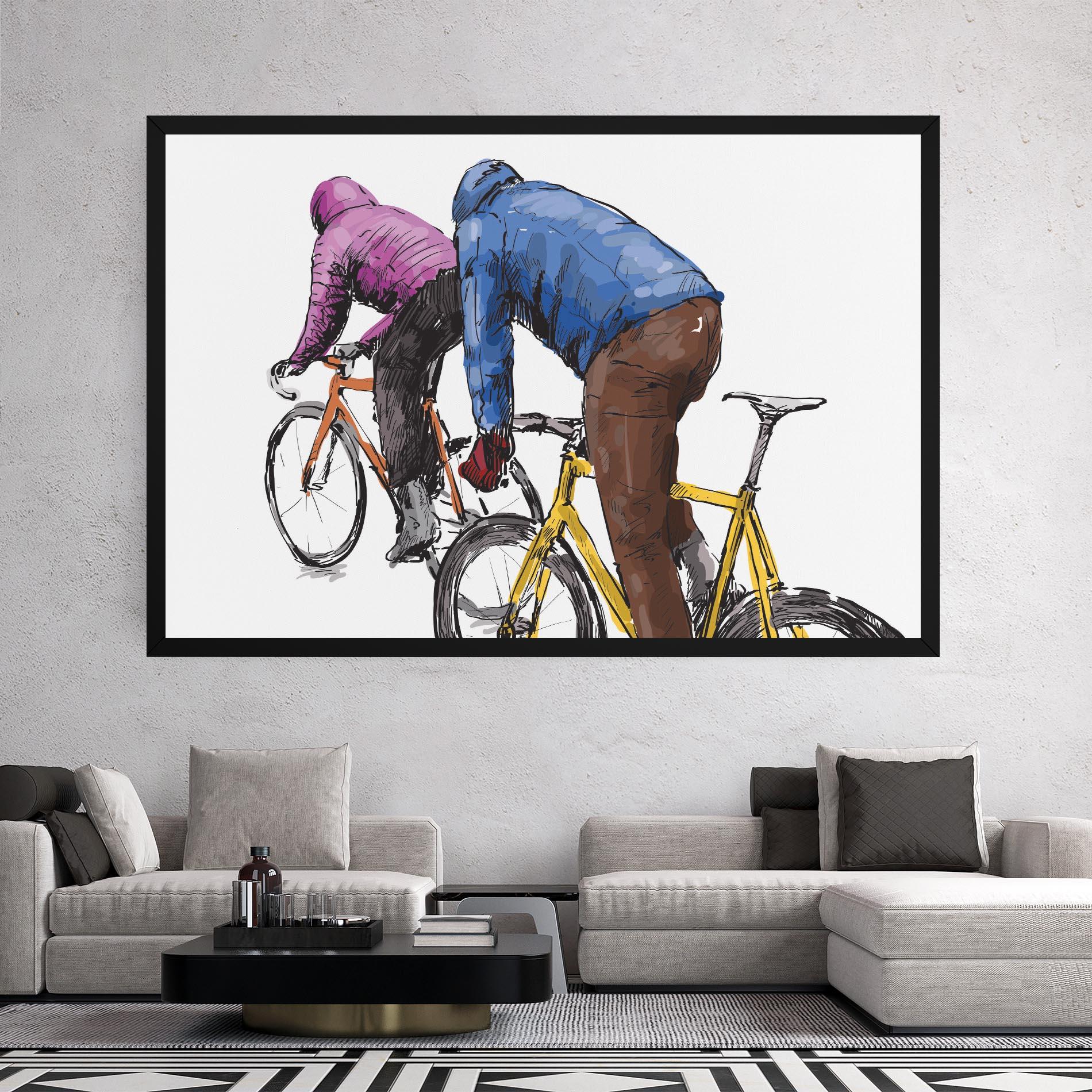 Leinwandbild Bike Trip mockup 2