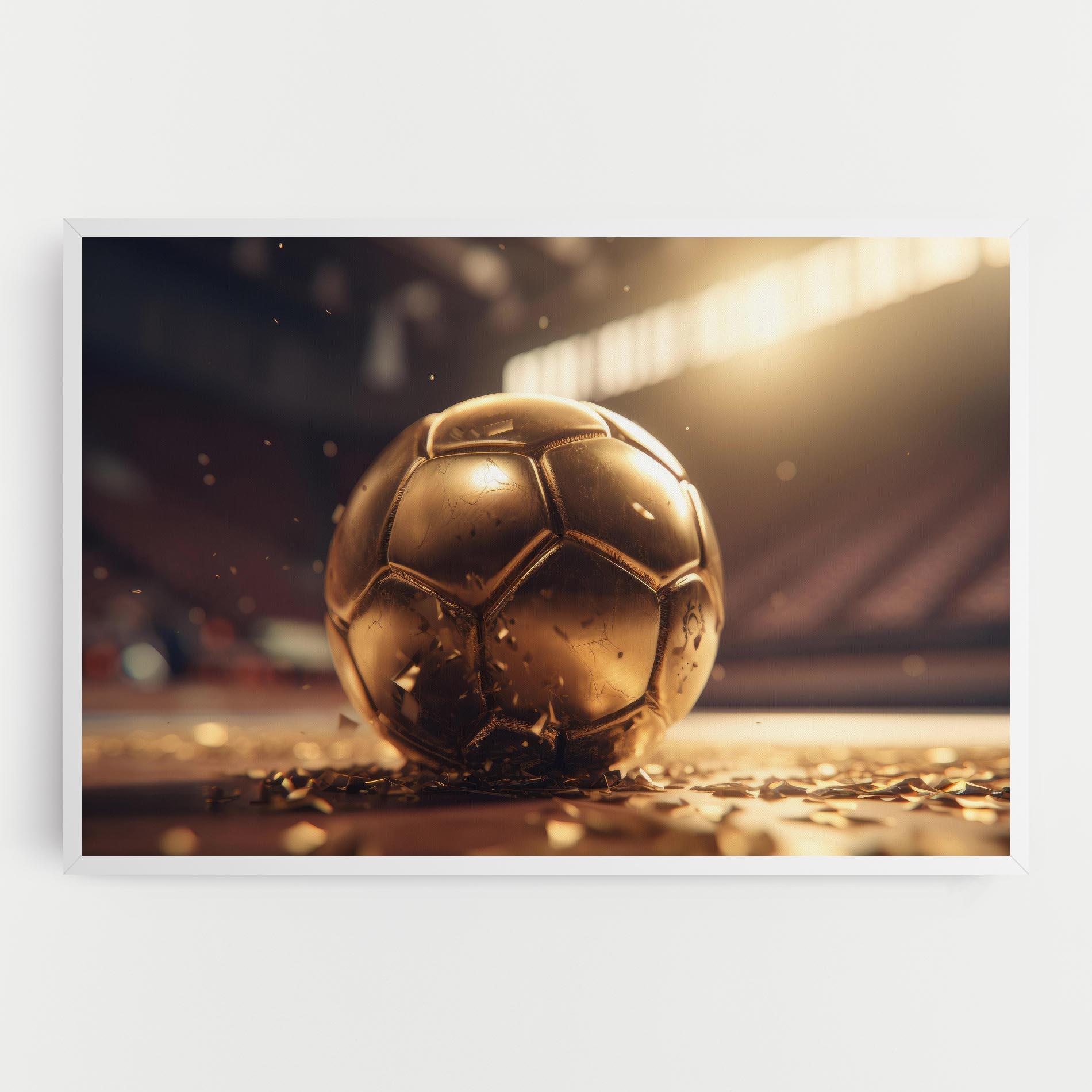 Leinwandbild Award For Football mockup 0
