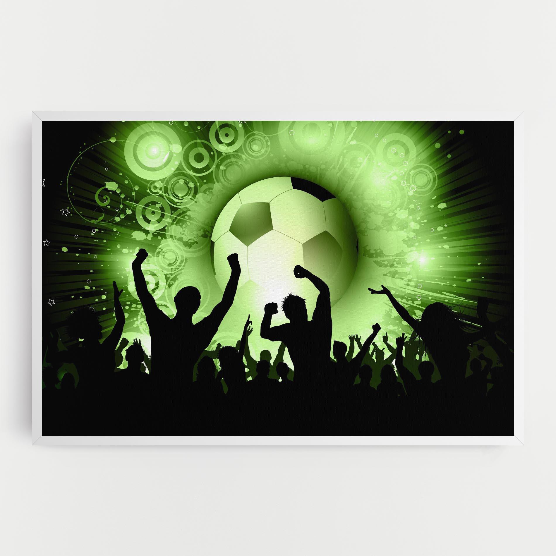 Leinwandbild Football Crowd mockup 0