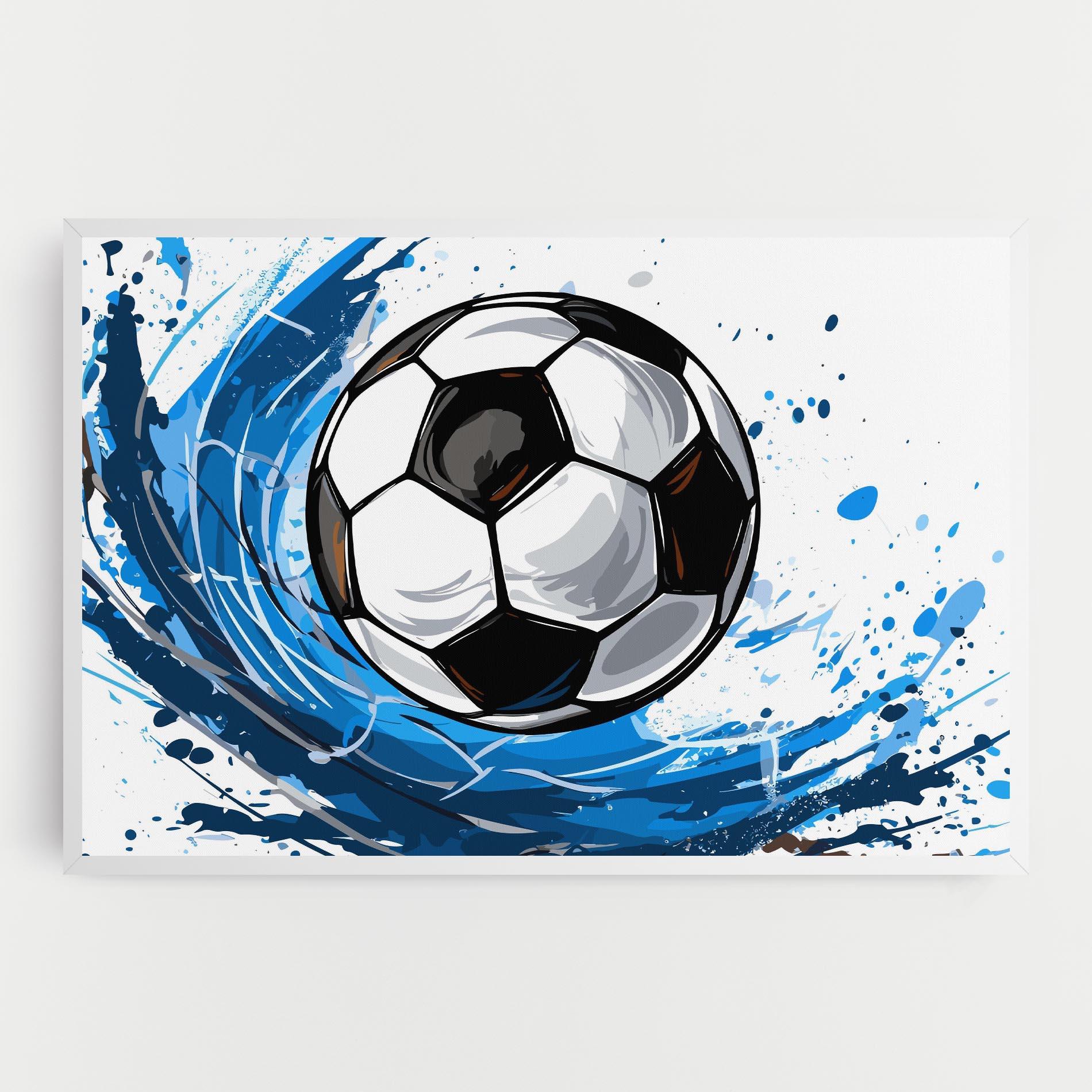 Leinwandbild Football Wave mockup 0