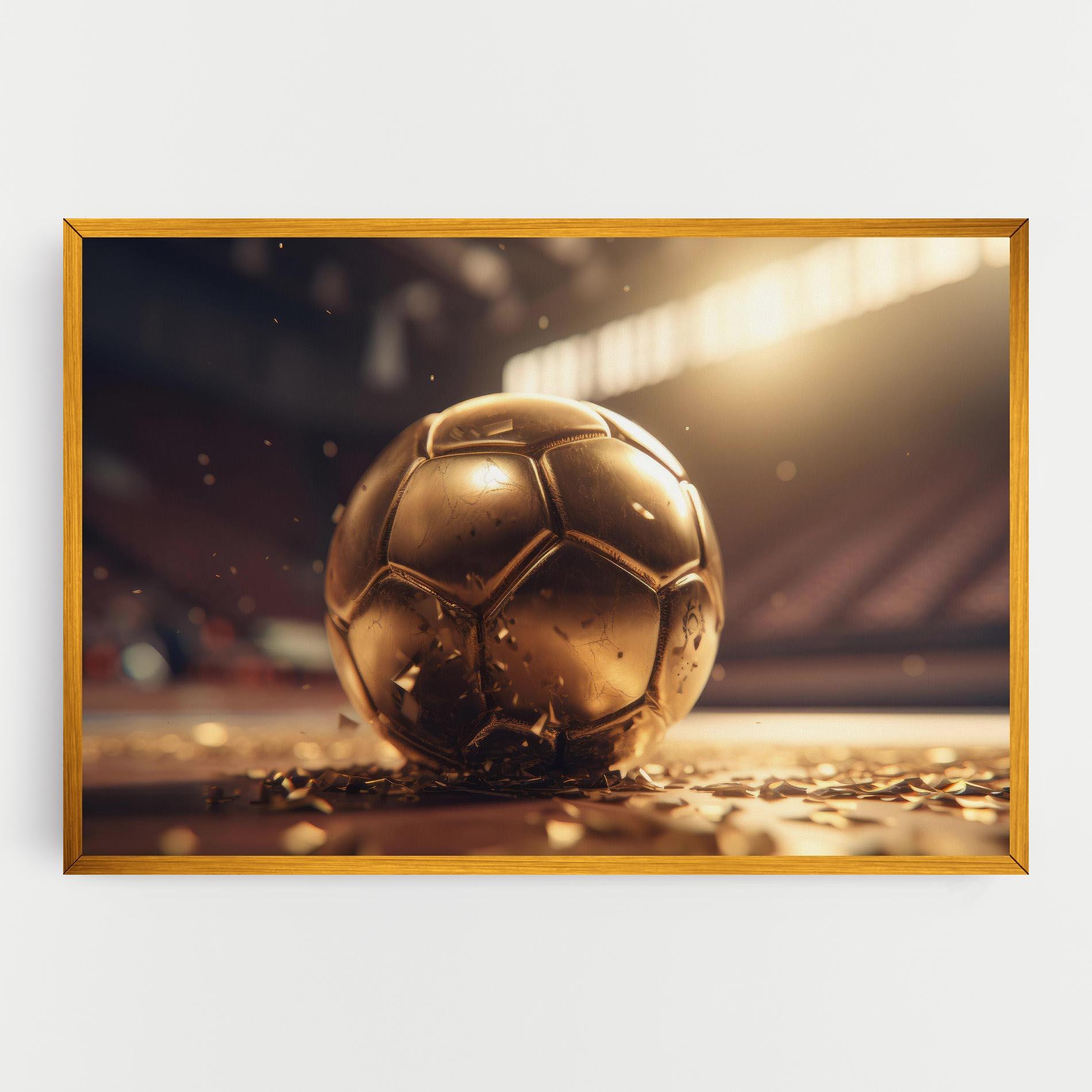 Leinwandbild Award For Football mockup 0