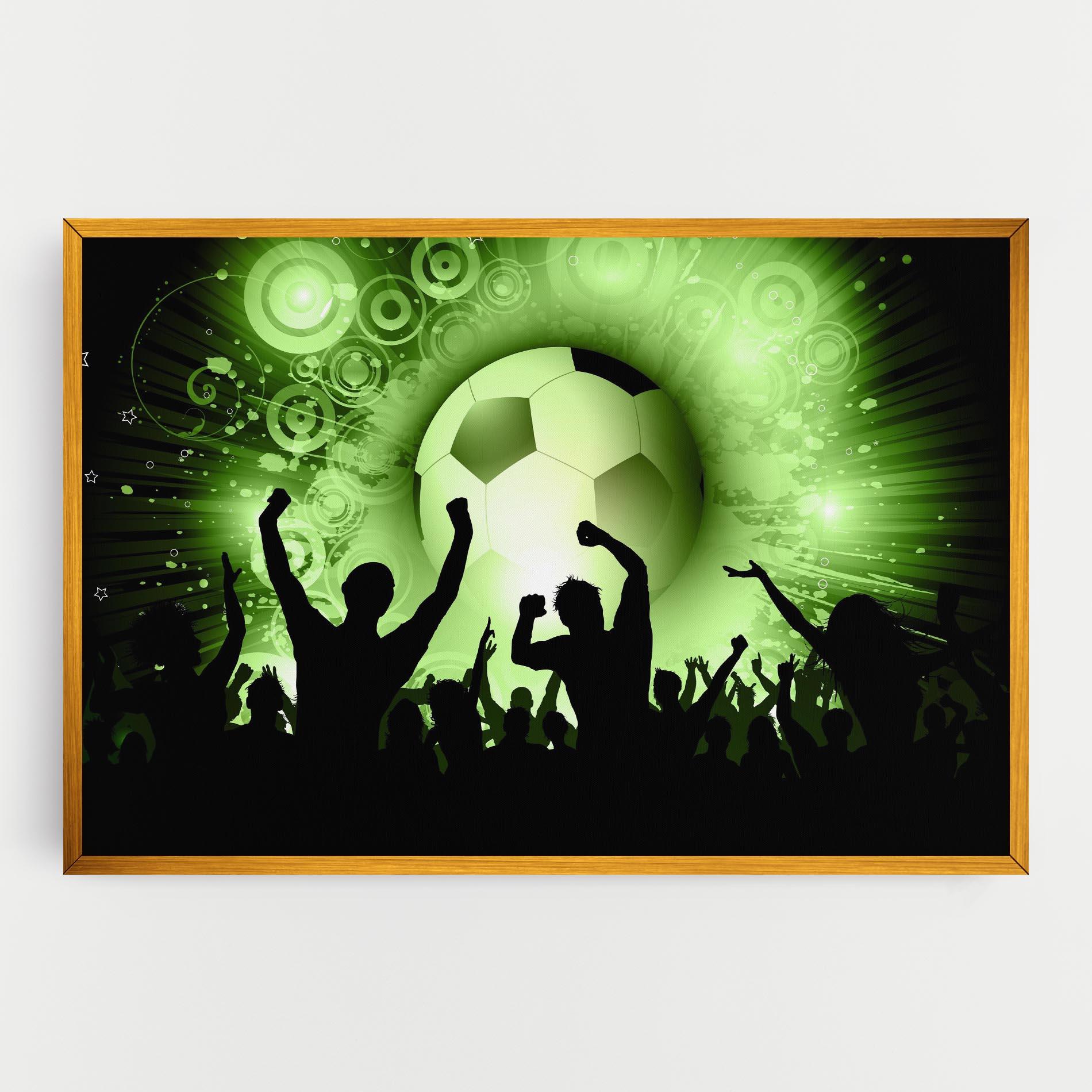 Leinwandbild Football Crowd mockup 0