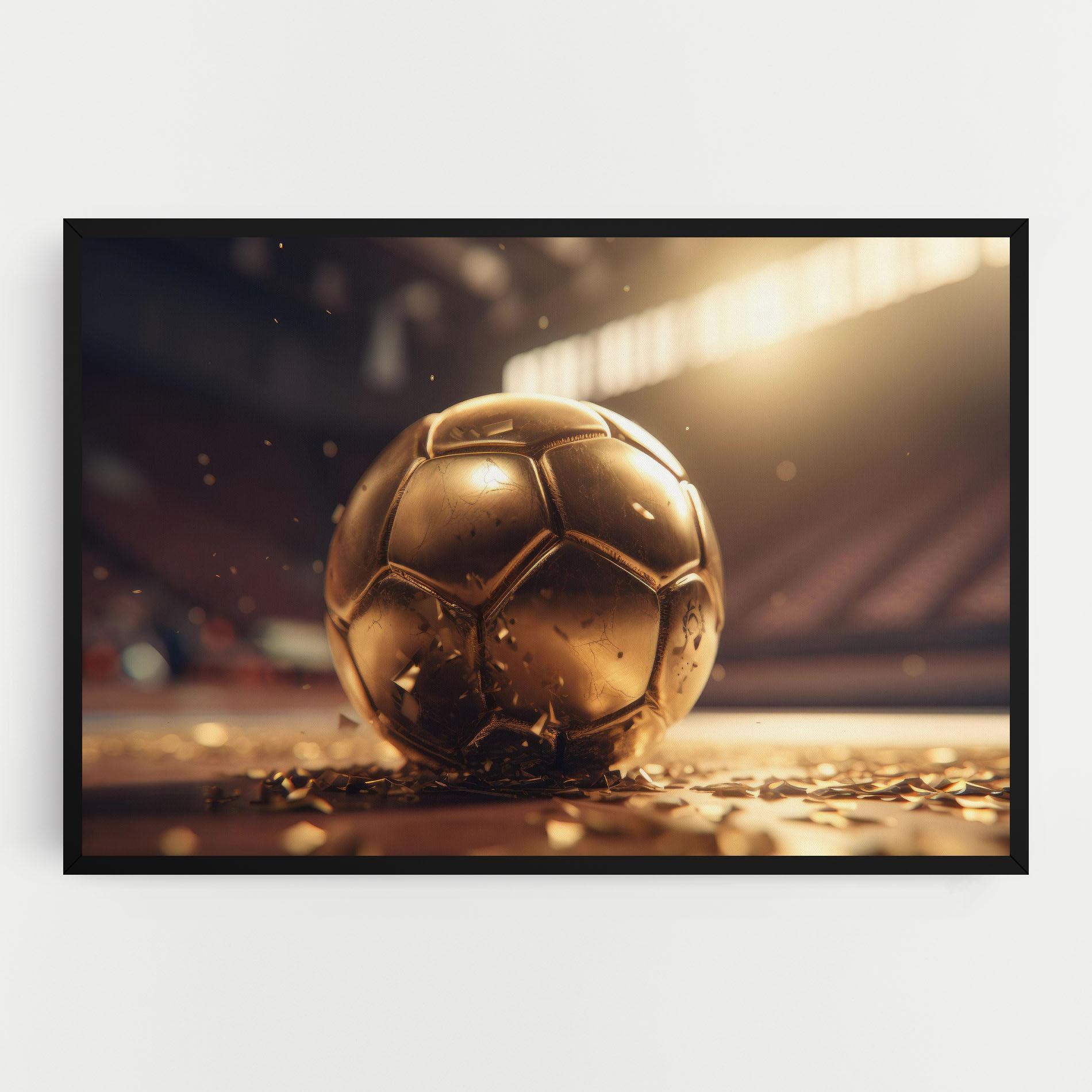 Leinwandbild Award For Football mockup 0