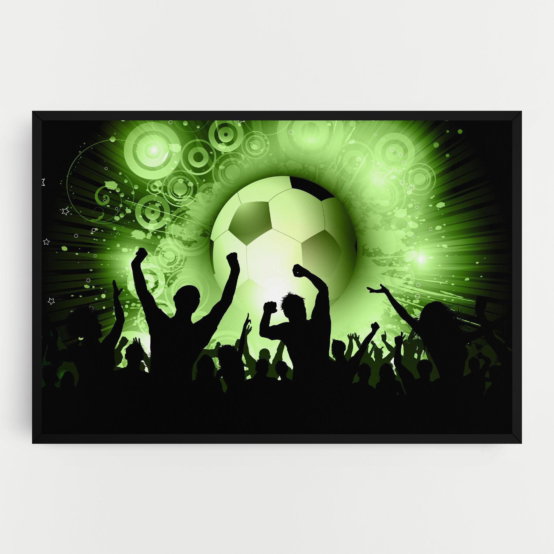 Leinwandbild Football Crowd mockup 0