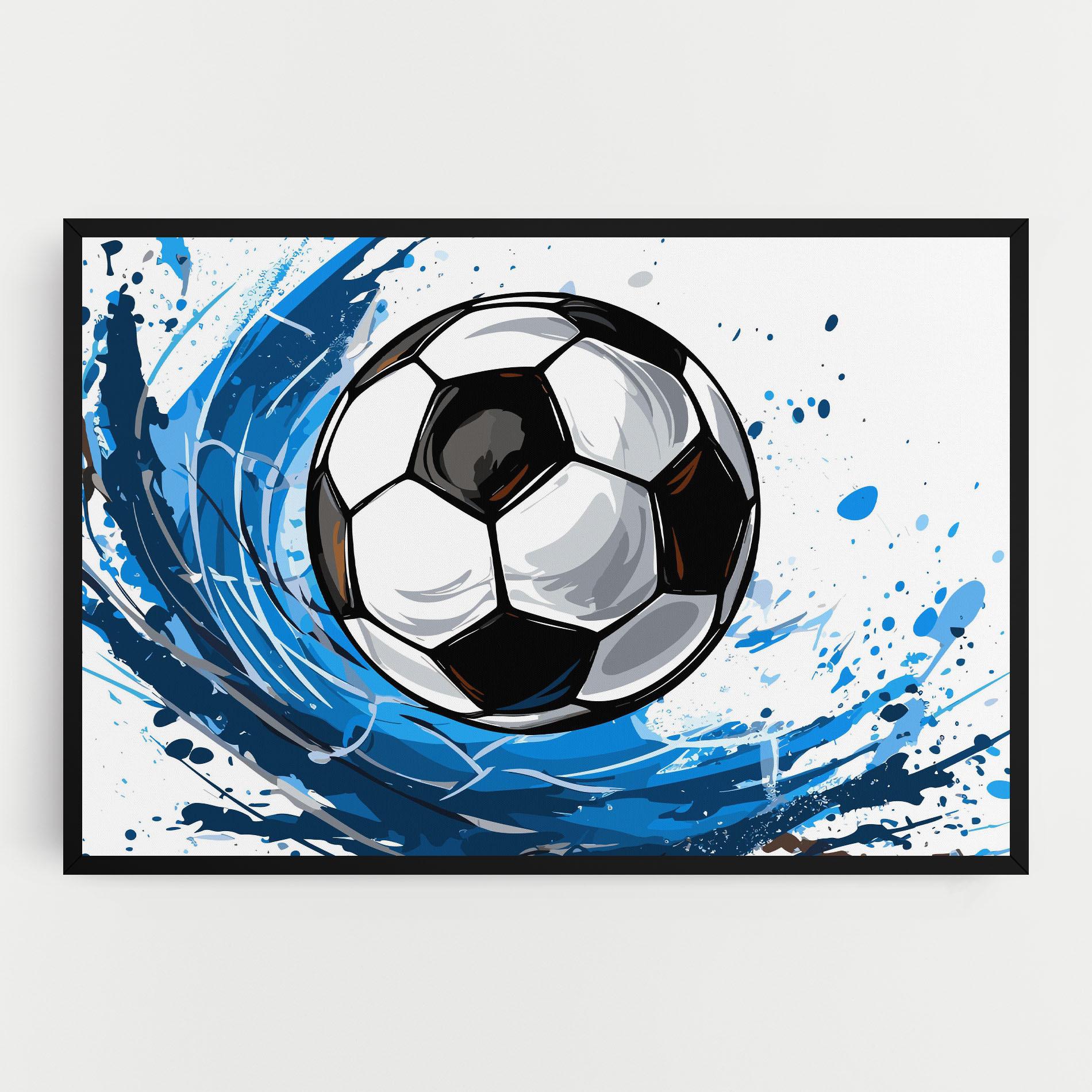 Leinwandbild Football Wave mockup 0