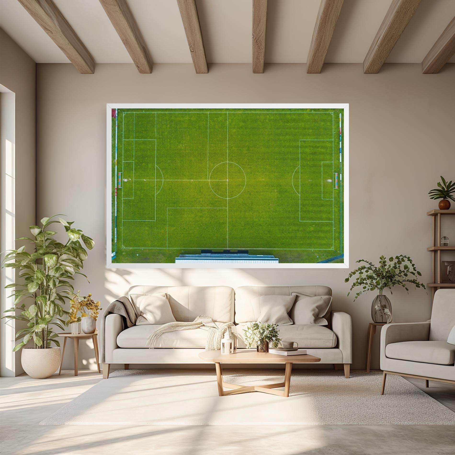 Green Football Field mockup 6
