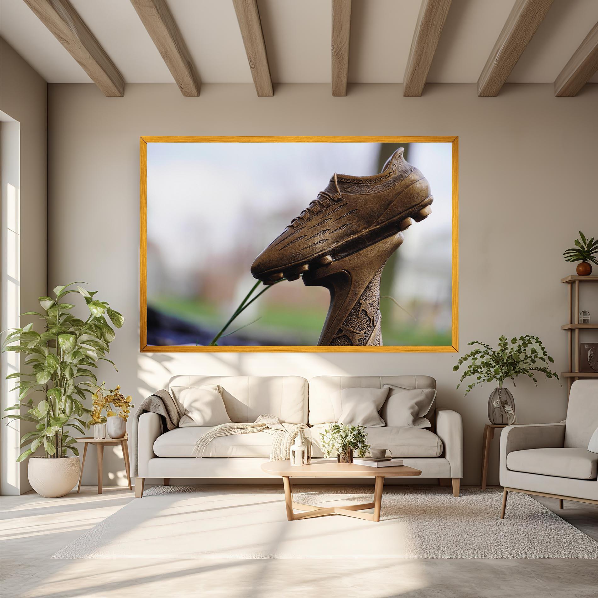 Leinwandbild Football Award mockup 6