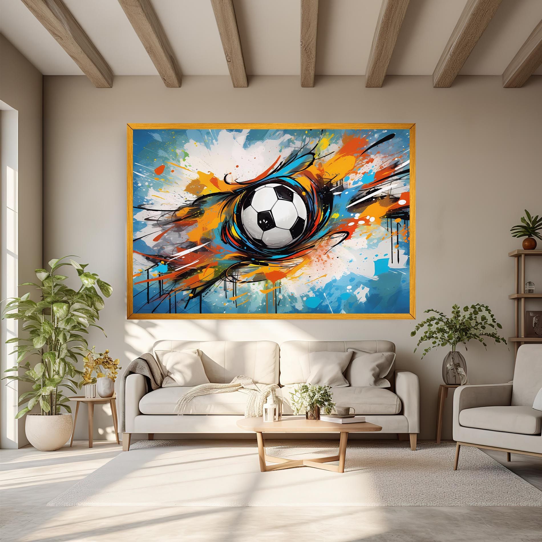 Football Flight Graffiti mockup 6