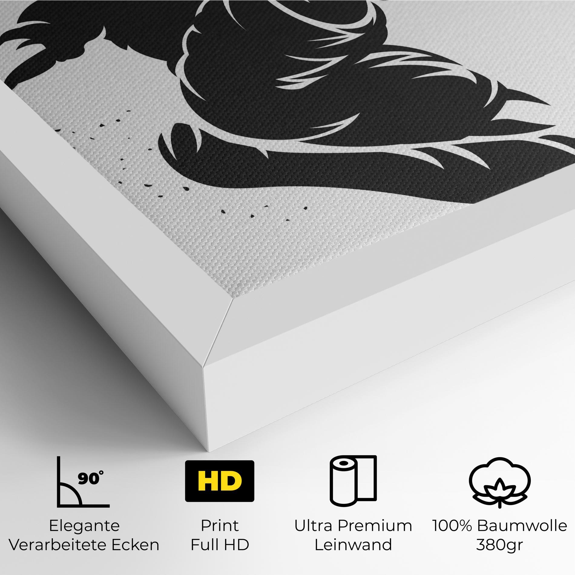 Leinwandbild Air Football mockup 4