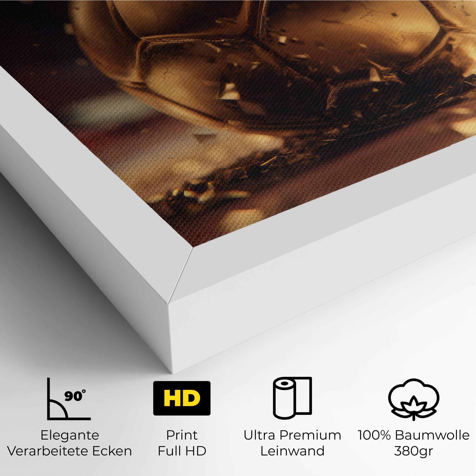 Leinwandbild Award For Football mockup 4