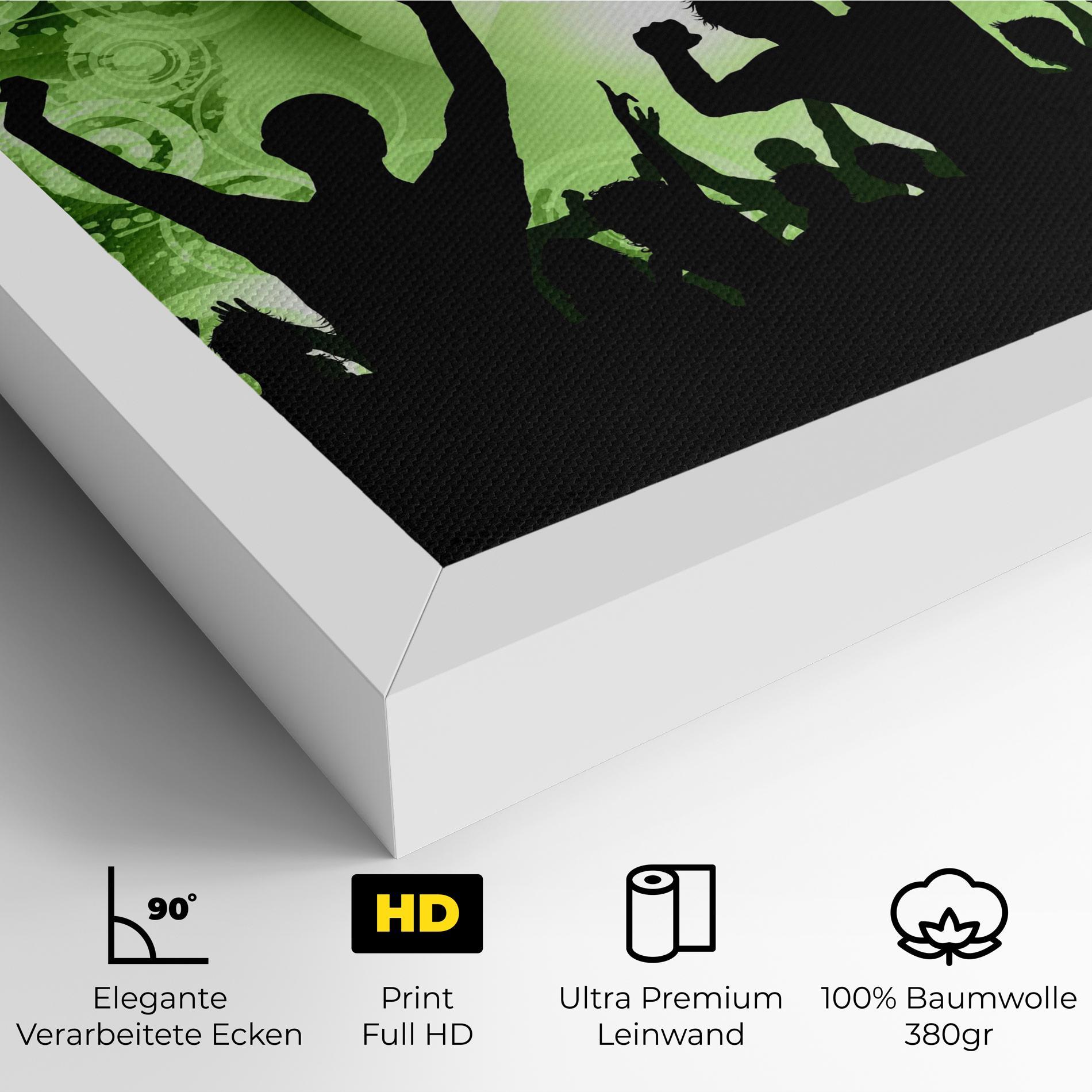 Leinwandbild Football Crowd mockup 4