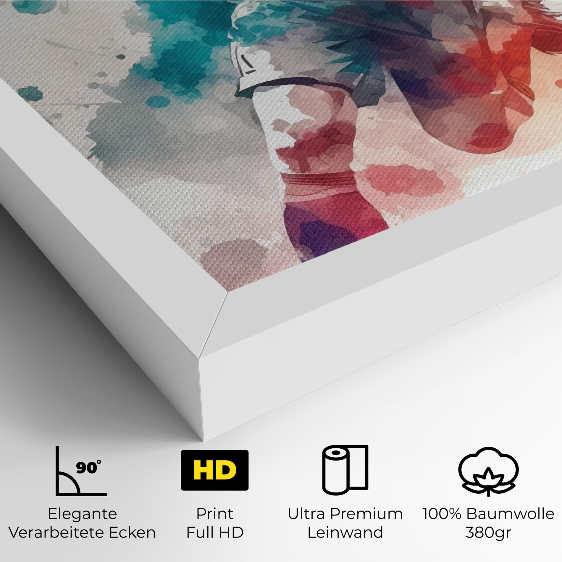 Football Watercolor mockup 4