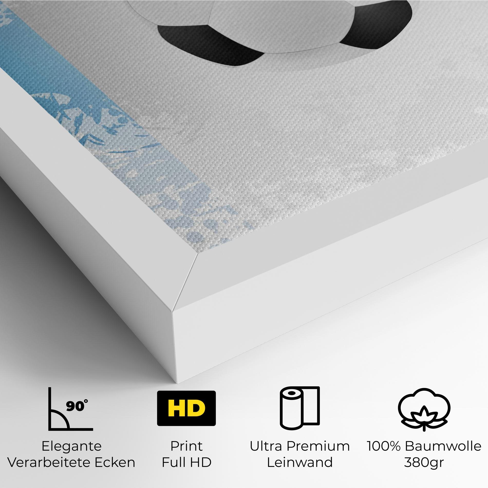 Leinwandbild France Football mockup 4