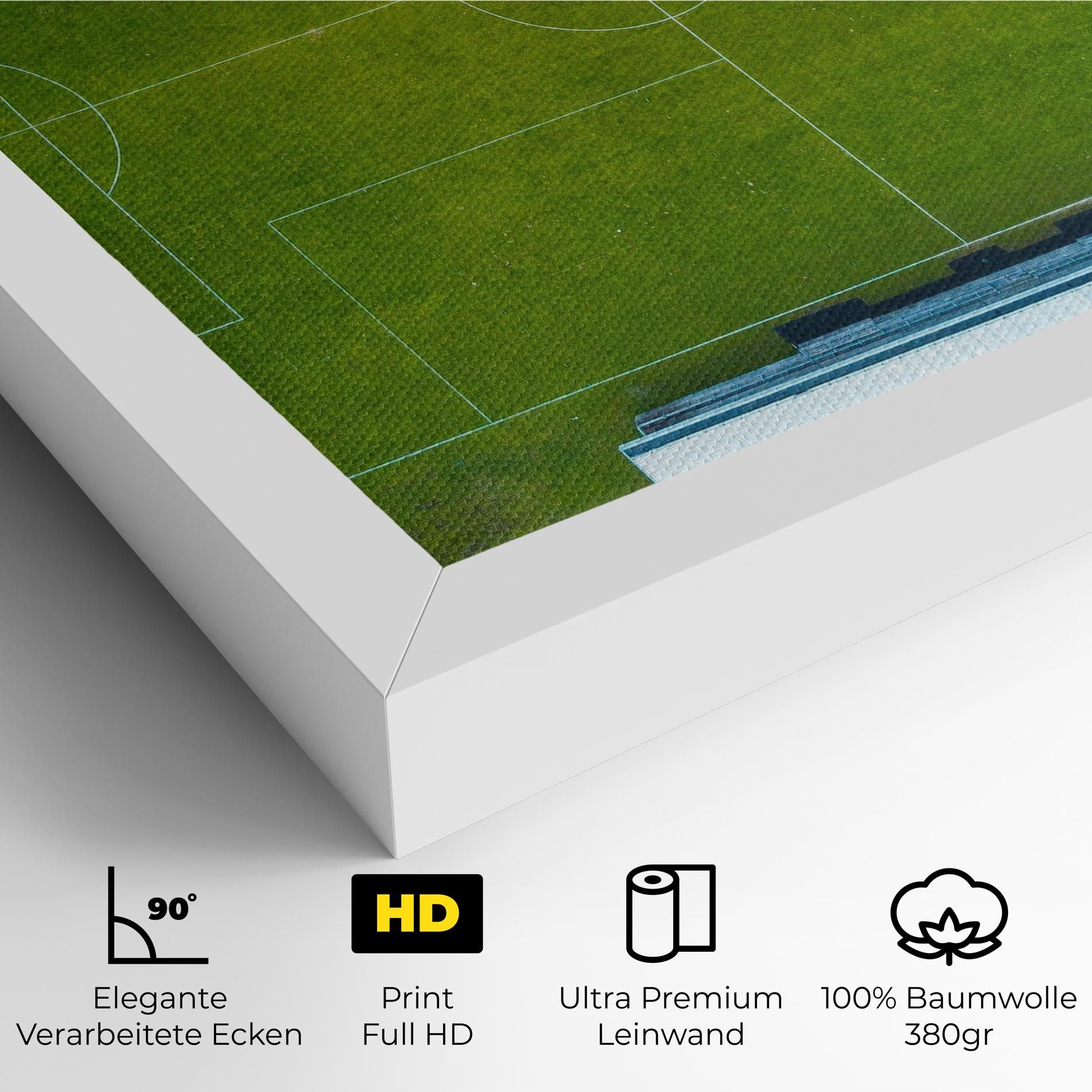 Green Football Field mockup 4