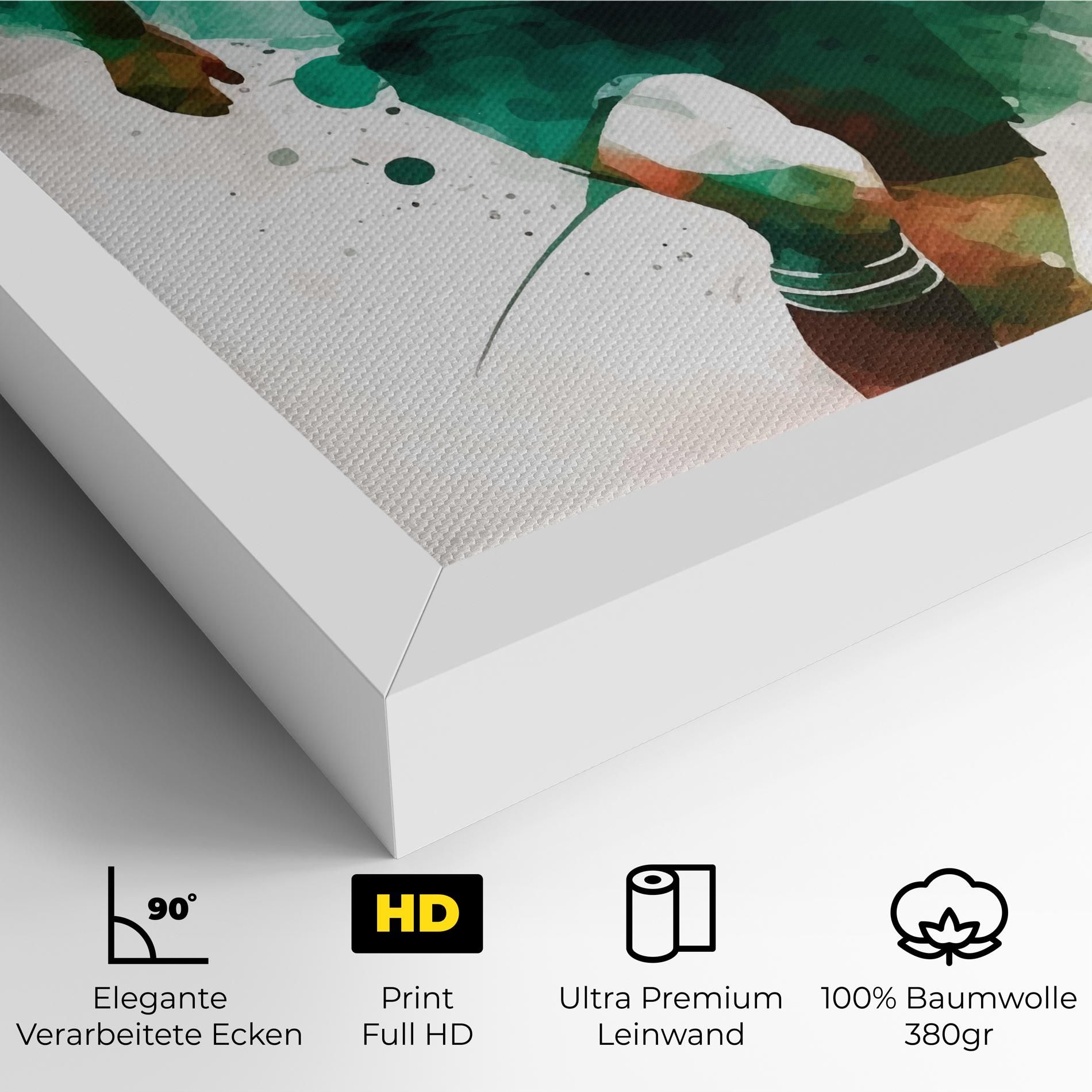 Green Football mockup 4