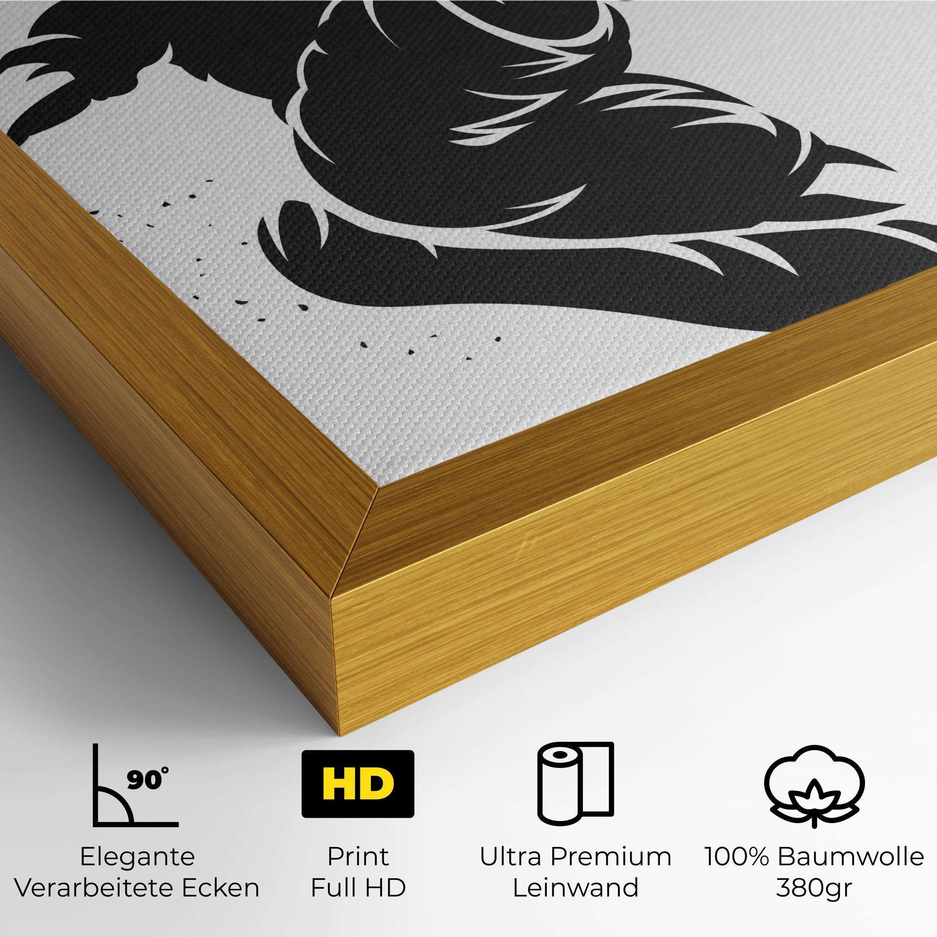 Leinwandbild Air Football mockup 4