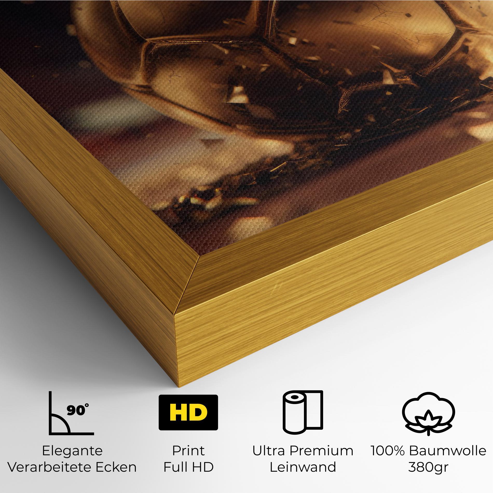 Leinwandbild Award For Football mockup 4