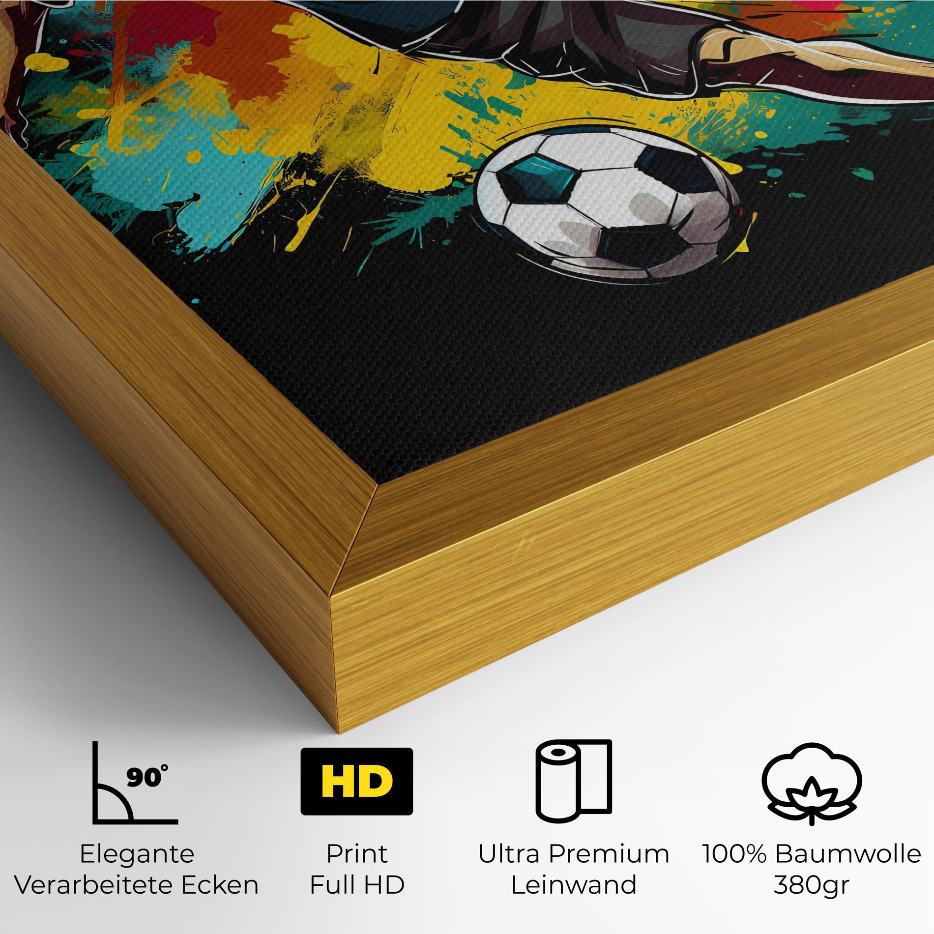 Leinwandbild Foot Force mockup 4