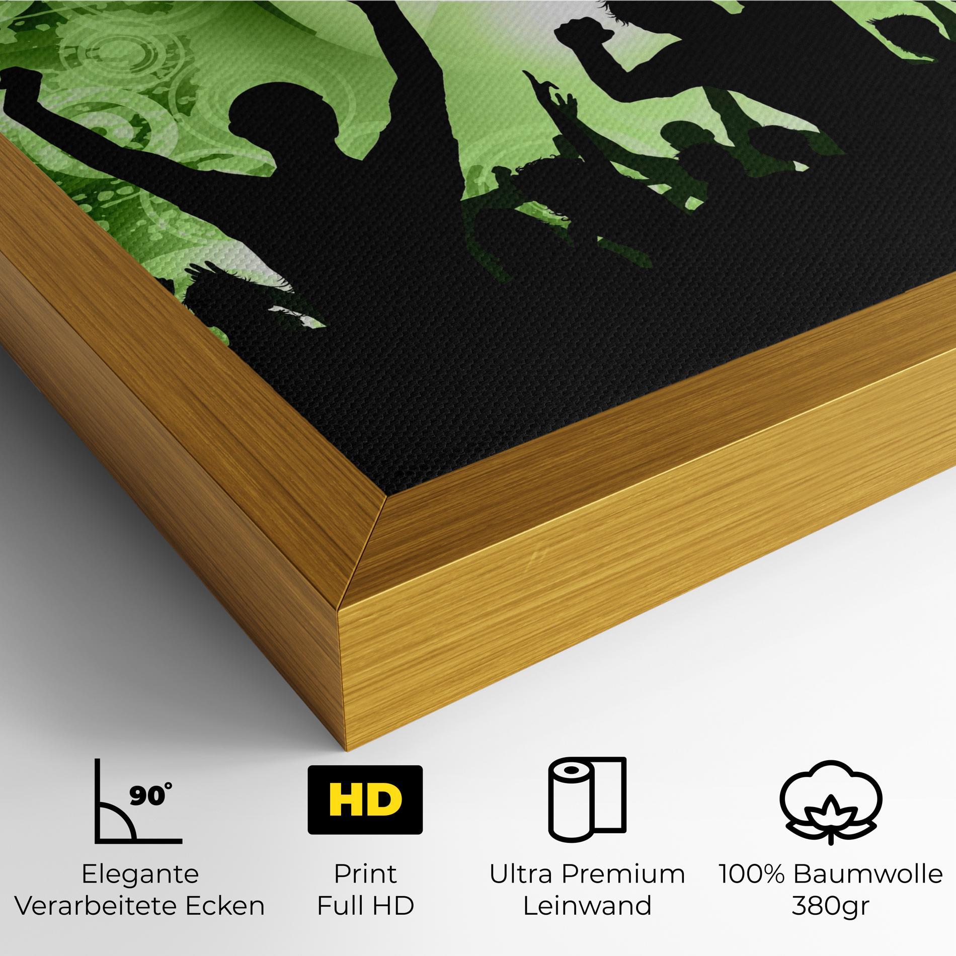 Leinwandbild Football Crowd mockup 4