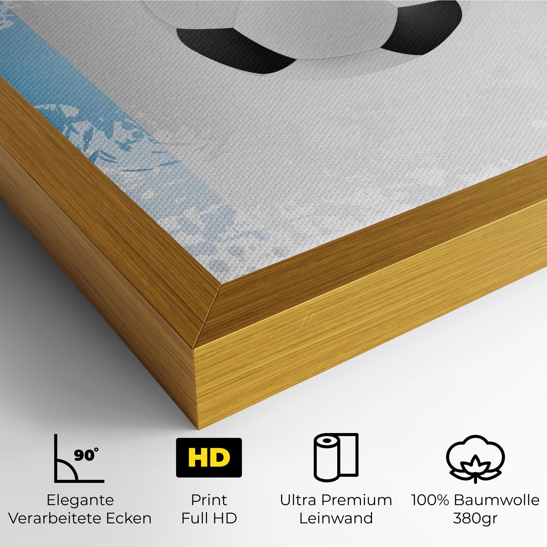 Leinwandbild France Football mockup 4