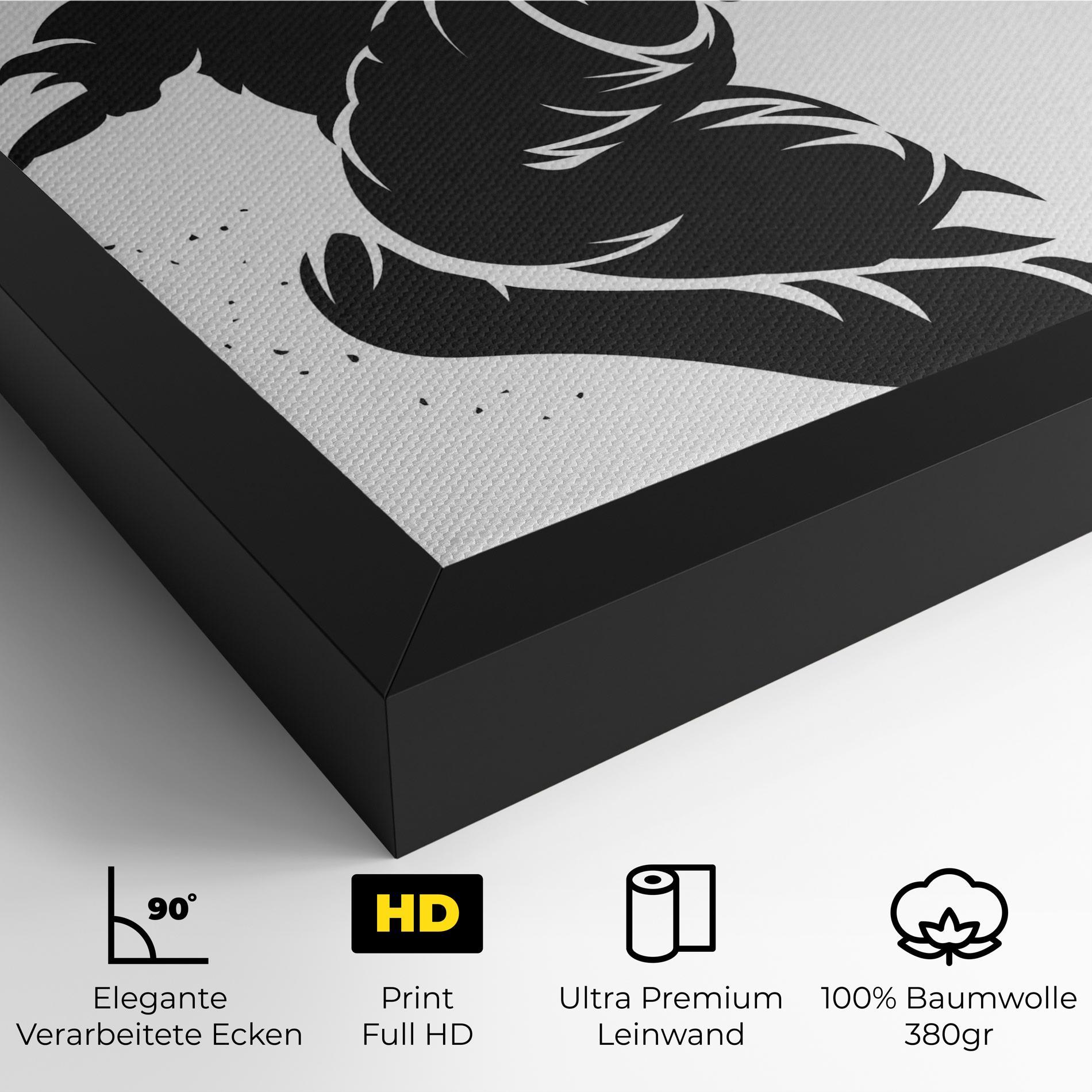 Leinwandbild Air Football mockup 4