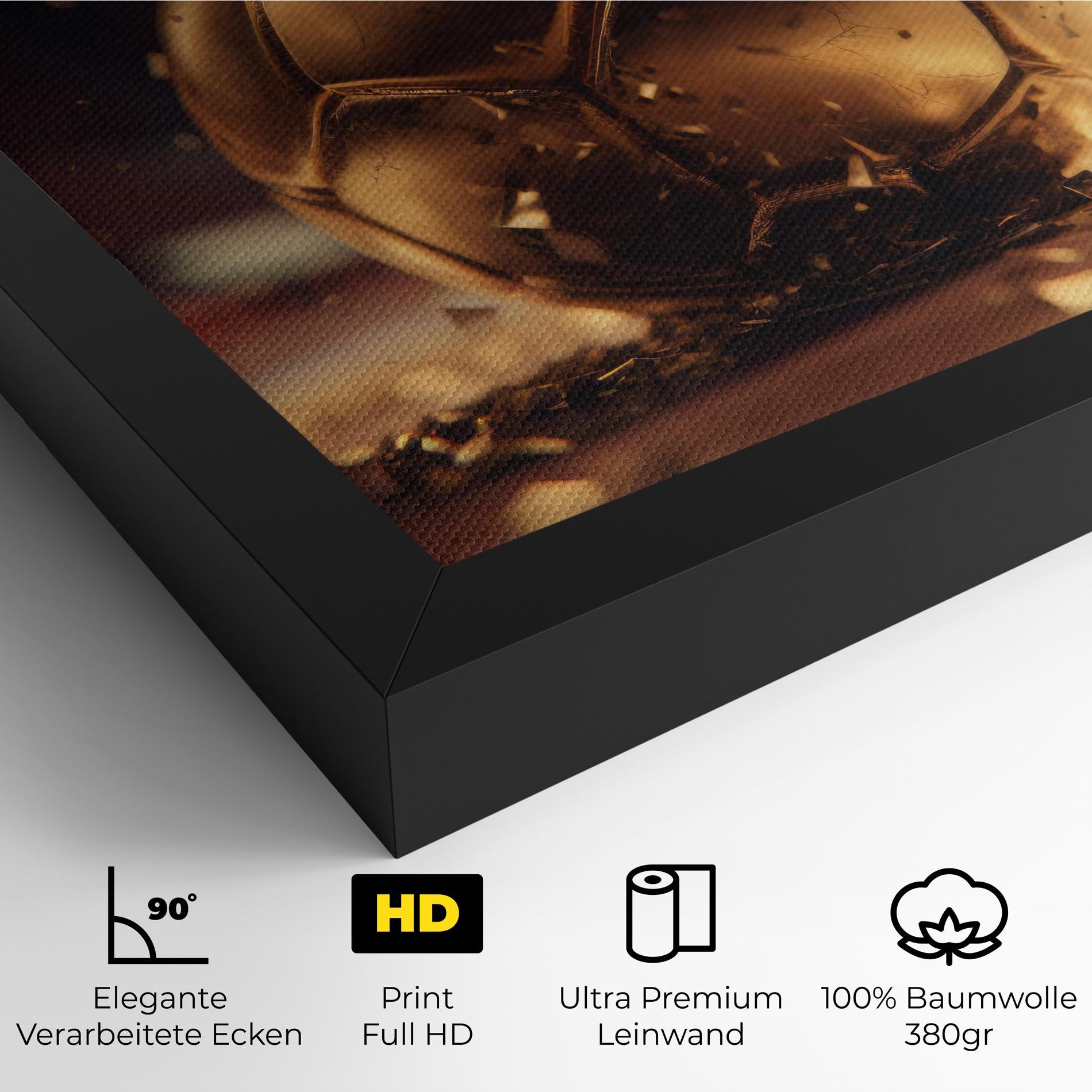 Leinwandbild Award For Football mockup 4