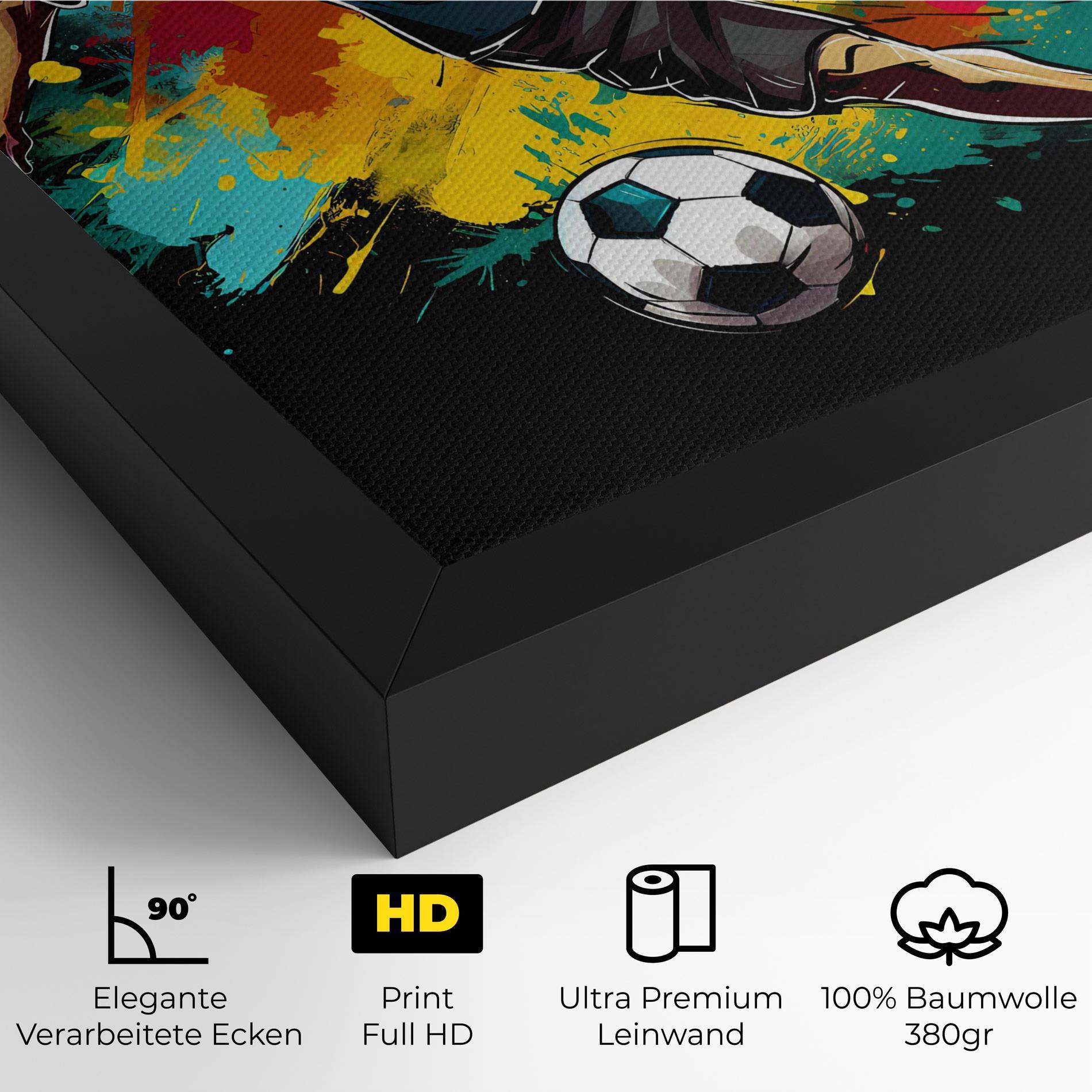 Leinwandbild Foot Force mockup 4