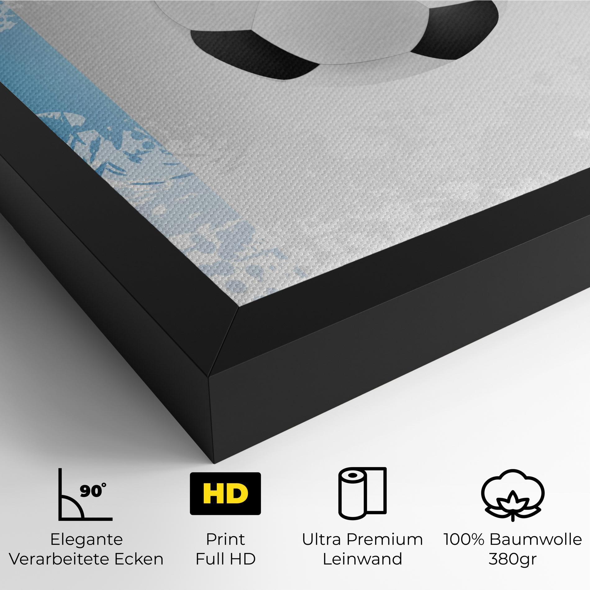 Leinwandbild France Football mockup 4