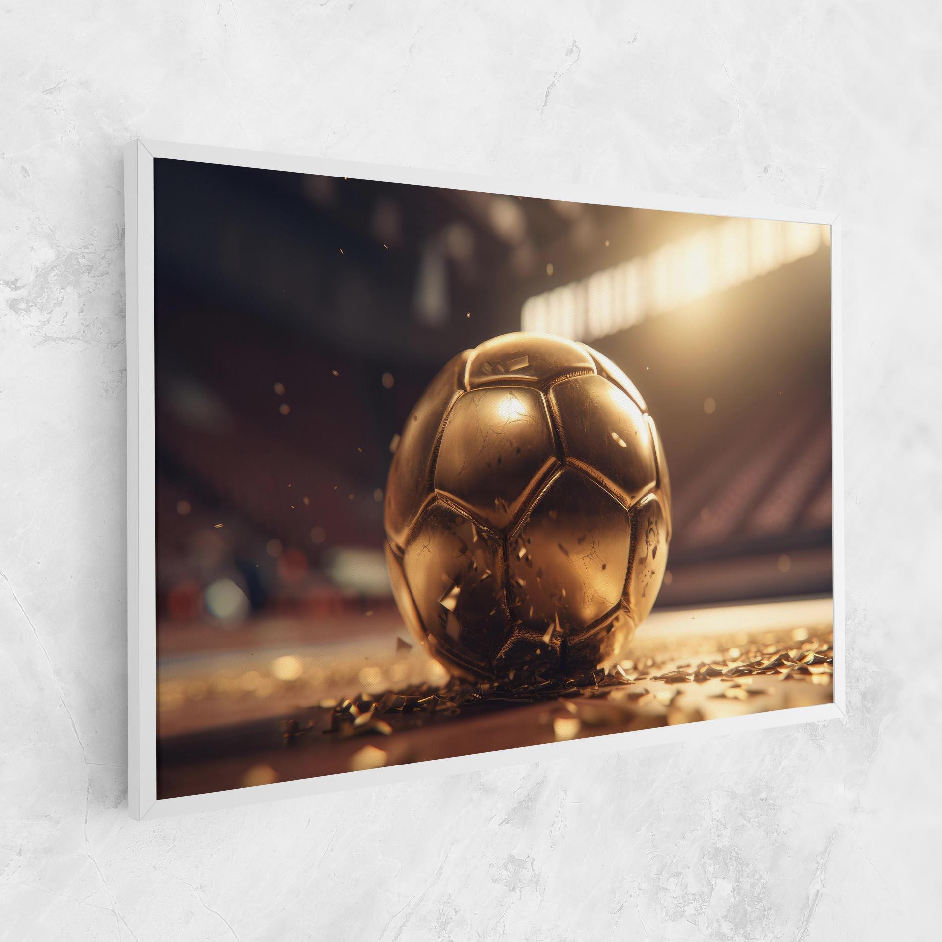 Leinwandbild Award For Football mockup 1